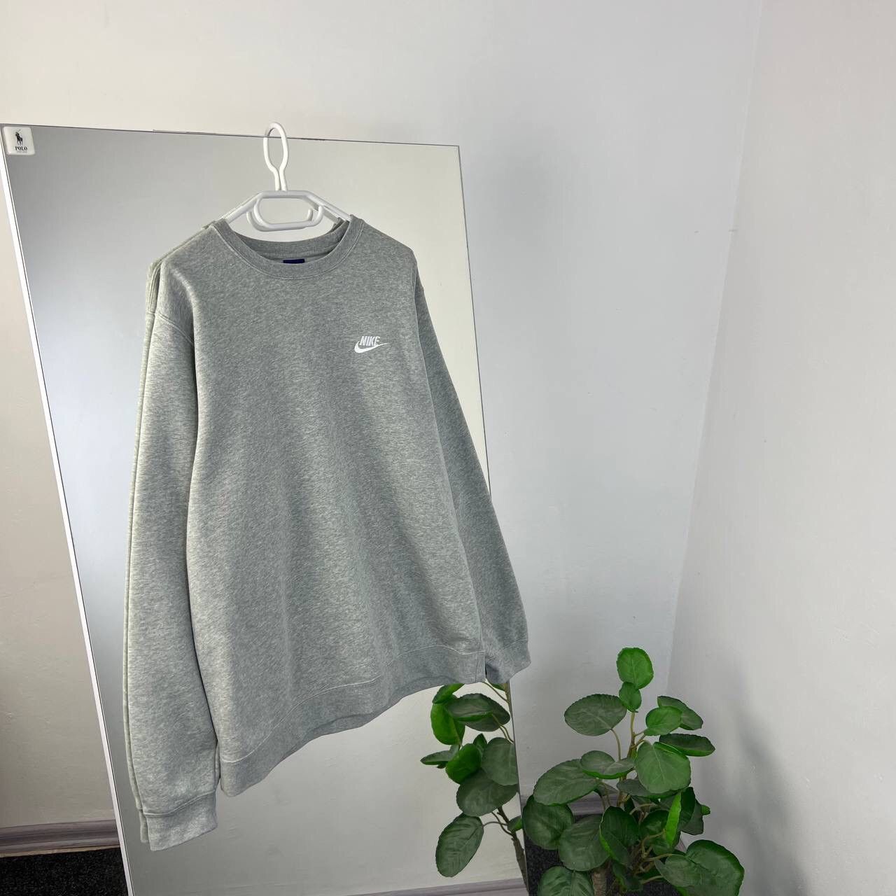 Nike Y2k Boxy Fit Vintage Sweatshirt Nike Mini Swoosh Oversized Size US L / EU 52-54 / 3 - 1 Thumbnail