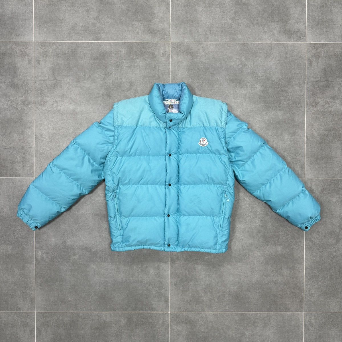 Moncler Grenoble Vintage Moncler Grenoble Down Vest Jacket Retro Blue Size 1 Size US S / EU 44-46 / 1 - 2 Thumbnail