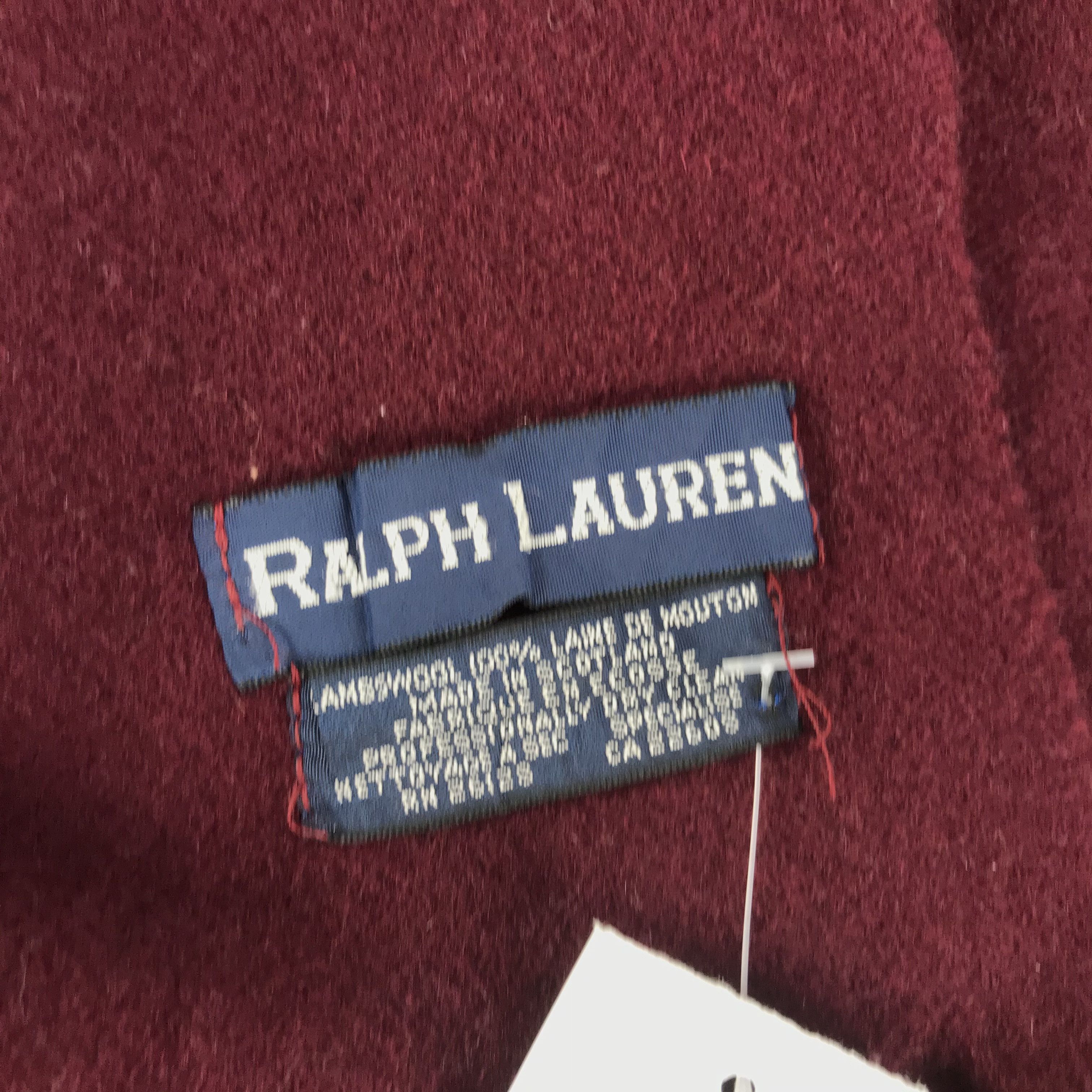 Ralph Lauren Vintage Ralph Lauren Scarf Muffler Wool Cashmere Scarves Size ONE SIZE - 5 Thumbnail