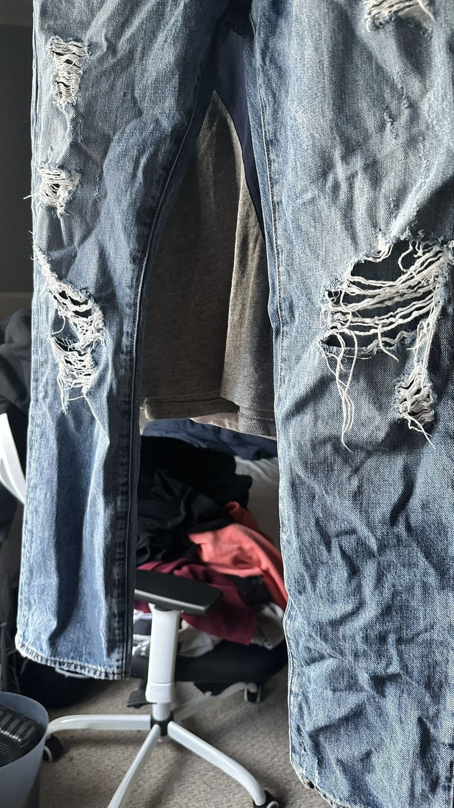 Gap 31” distressed Gap denim Size US 31 - 3 Thumbnail