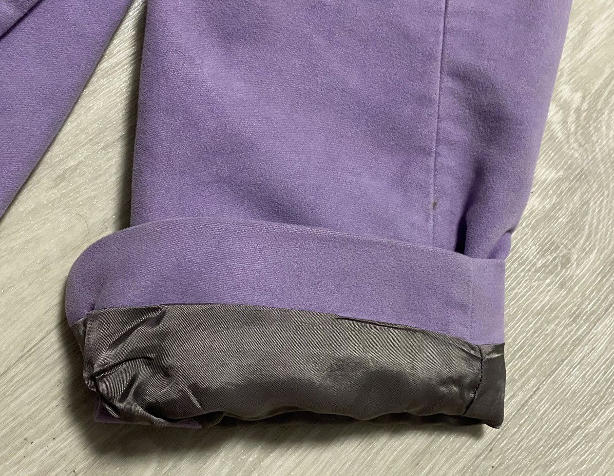 Acne Studios Women’s Oversized Single-breasted Cotton Blazer Light Purple Size ONE SIZE - 14 Thumbnail