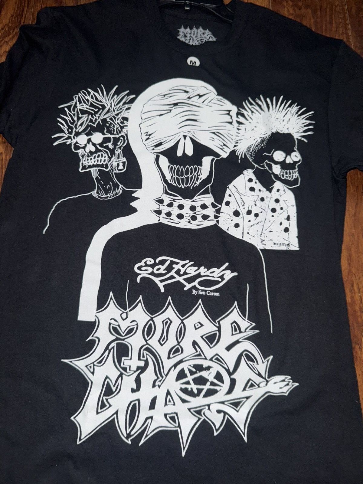 Ed Hardy × Ken Carson Ken Carson More Chaos Shirt Medium Brand new Size US M / EU 48-50 / 2 - 4 Thumbnail