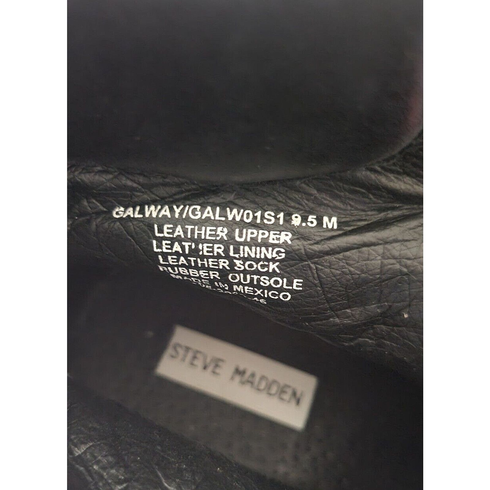 Steve Madden Steve Madden Women Black Leather Ankle Boots Bootie Size 9.5 Size US 9.5 / IT 39.5 - 8 Thumbnail