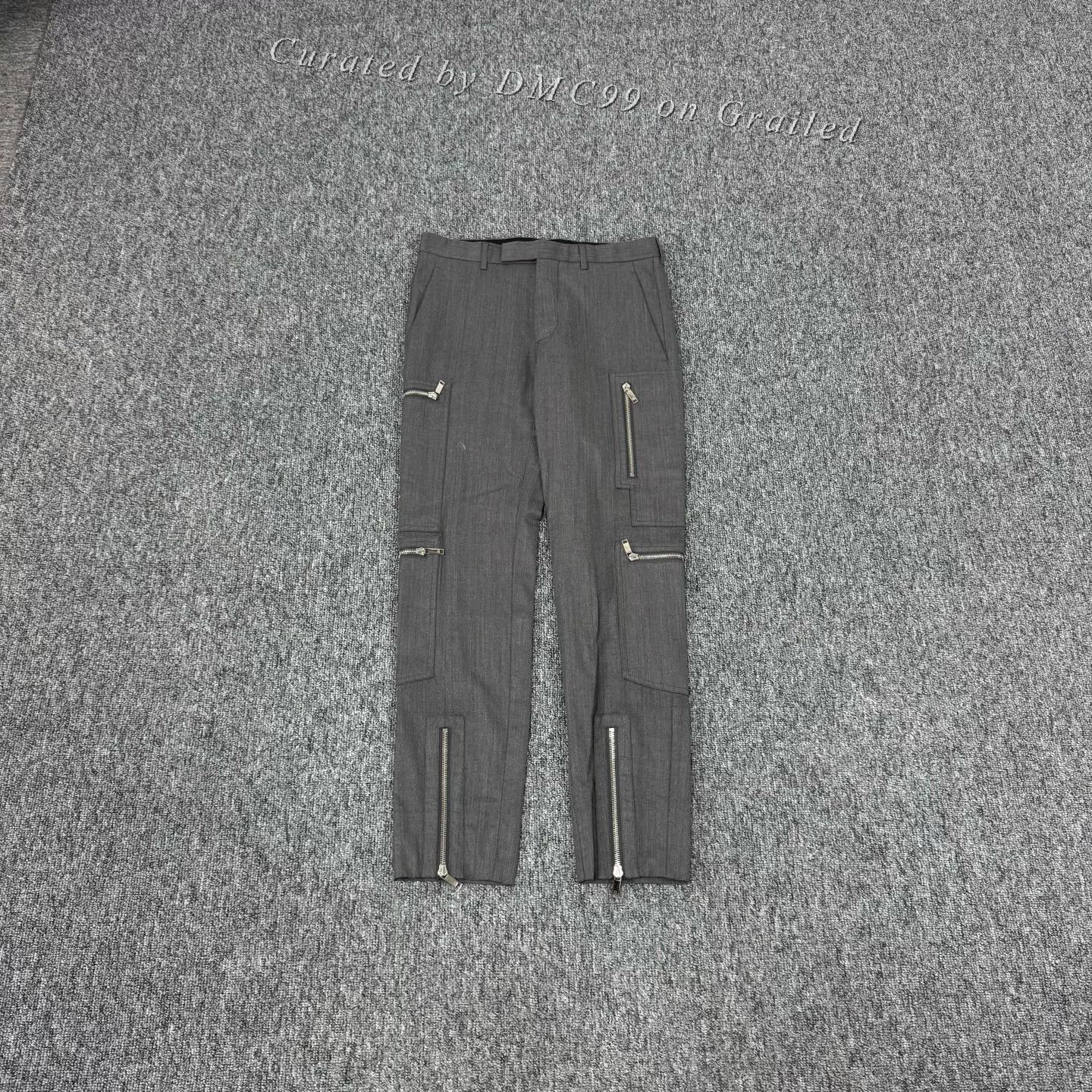 Dior Dior Gray Slim-Fit Tailored Pants 44 Size US 28 / EU 44 - 1 Thumbnail