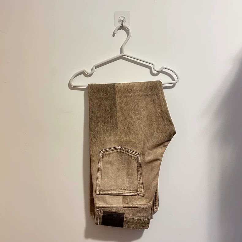 Our Legacy Our LegacyThird Cut Digital Dual Sand Denim Size US 31 - 1 Thumbnail