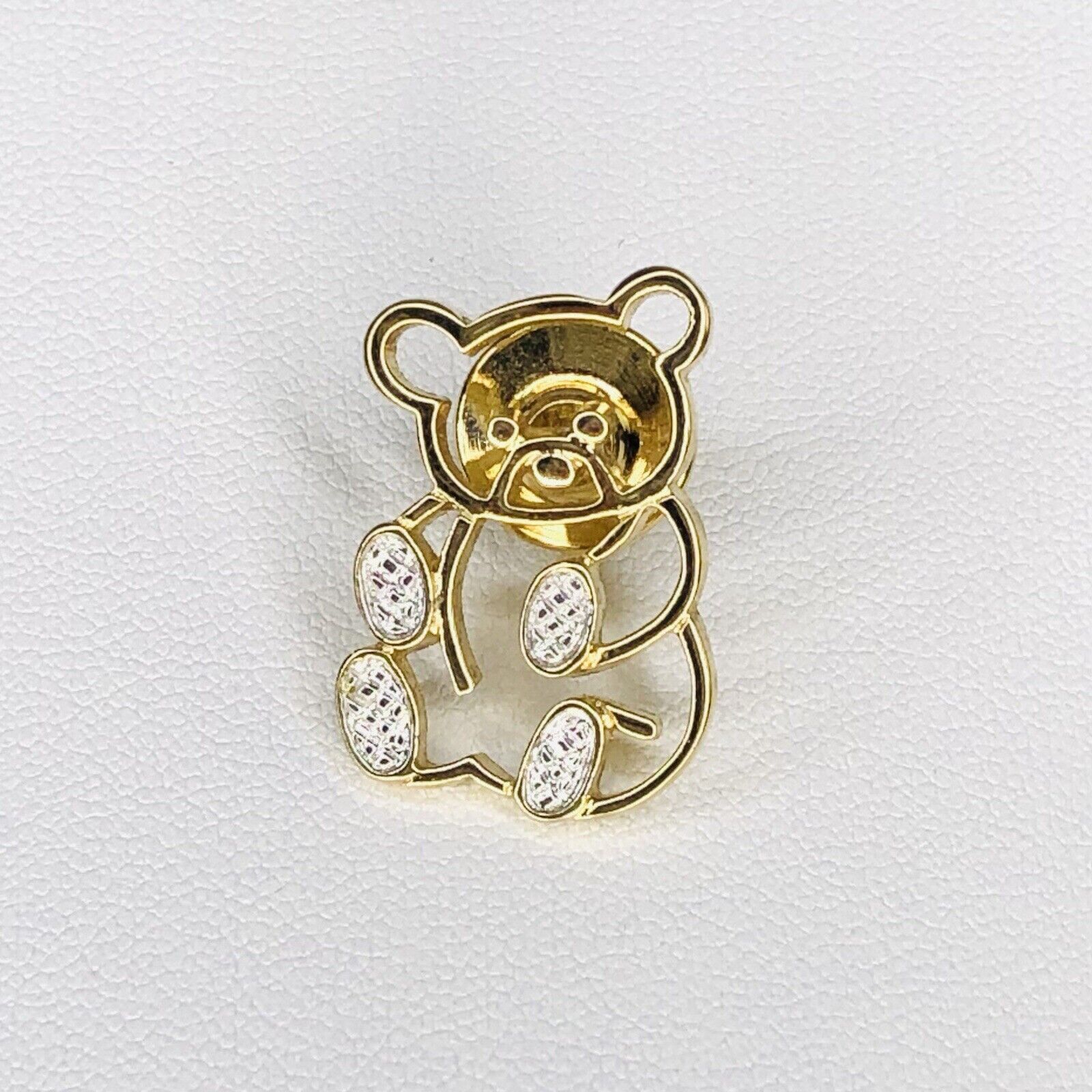 Other Vtg Avon Teddy Bear Brooch Gold & Silver Tone 1” Animal 80s Size ONE SIZE - 1 Thumbnail