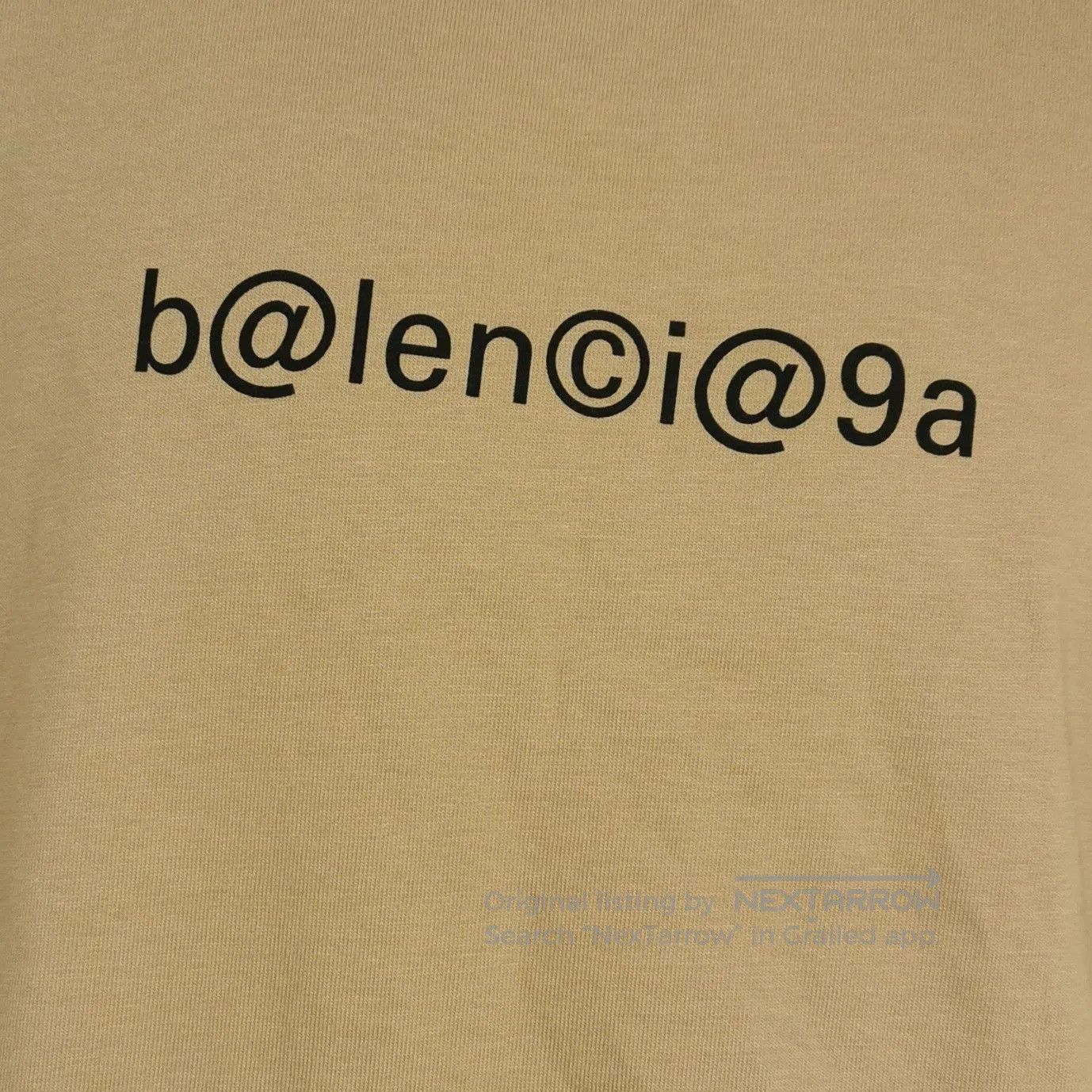 Balenciaga Balenciaga Cotton Logo Crewneck T-Shirt M. Size US M / EU 48-50 / 2 - 1 Thumbnail