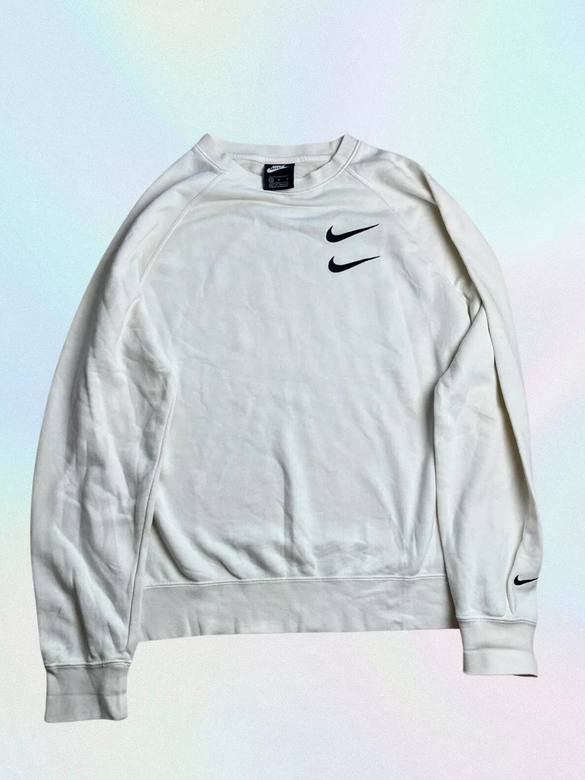 Nike Vintage 90s Nike Double Swoosh Sweatshirt Size US M / EU 48-50 / 2 - 12 Thumbnail