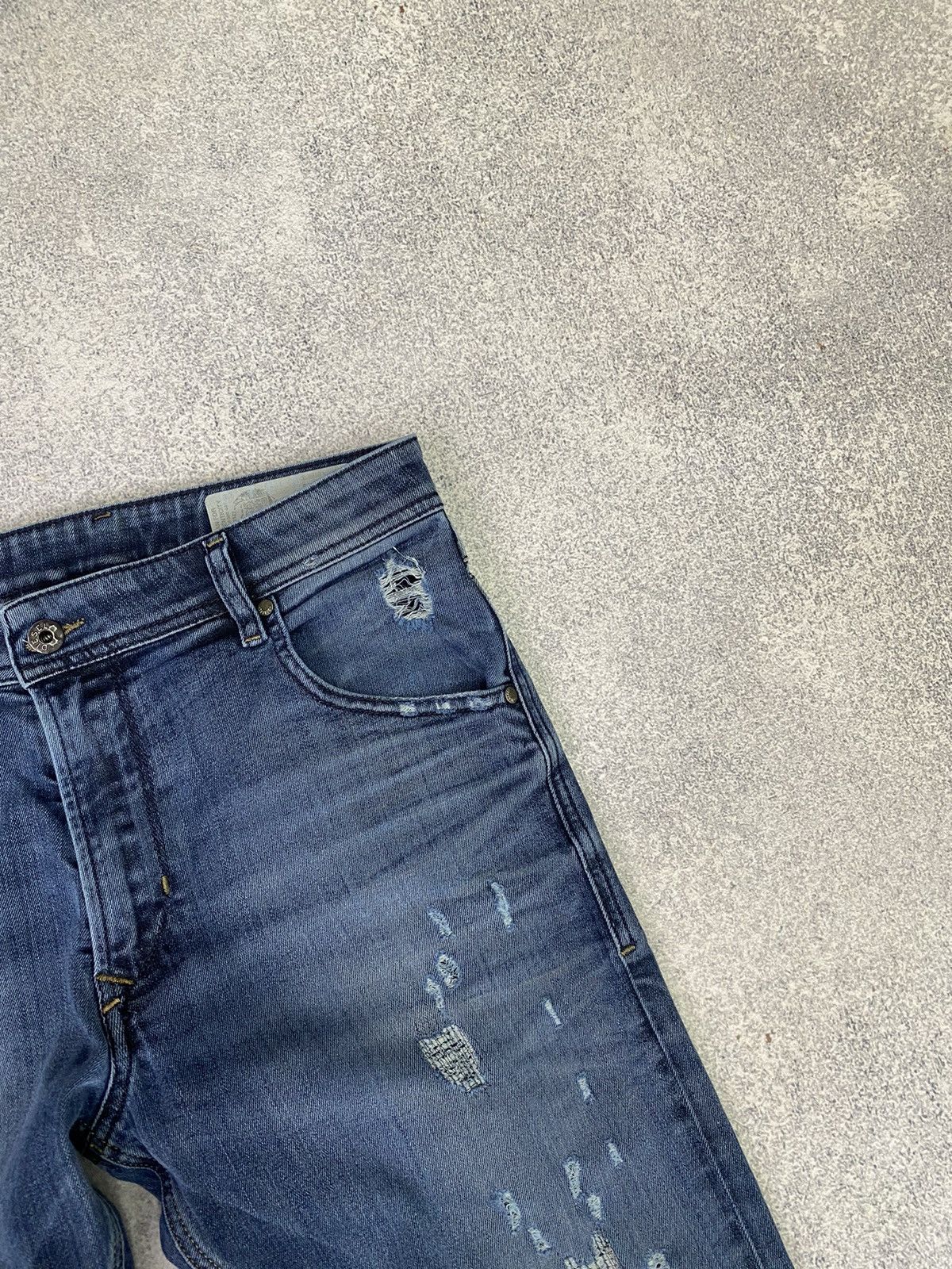 Diesel × Vintage Vintage Diesel Krayver Archival Denim Jeans Size US 30 / EU 46 - 7 Thumbnail