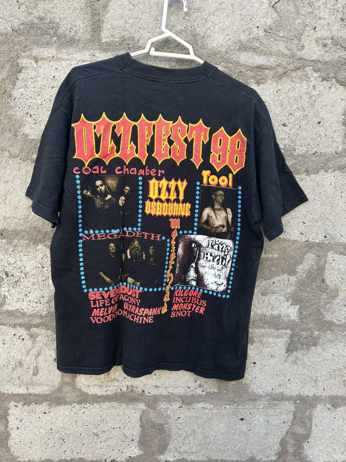 Band Tees Vintage 1998 Ozzy Osbourne Ozzfest T-Shirt Size US XL / EU 56 / 4 - 6 Thumbnail