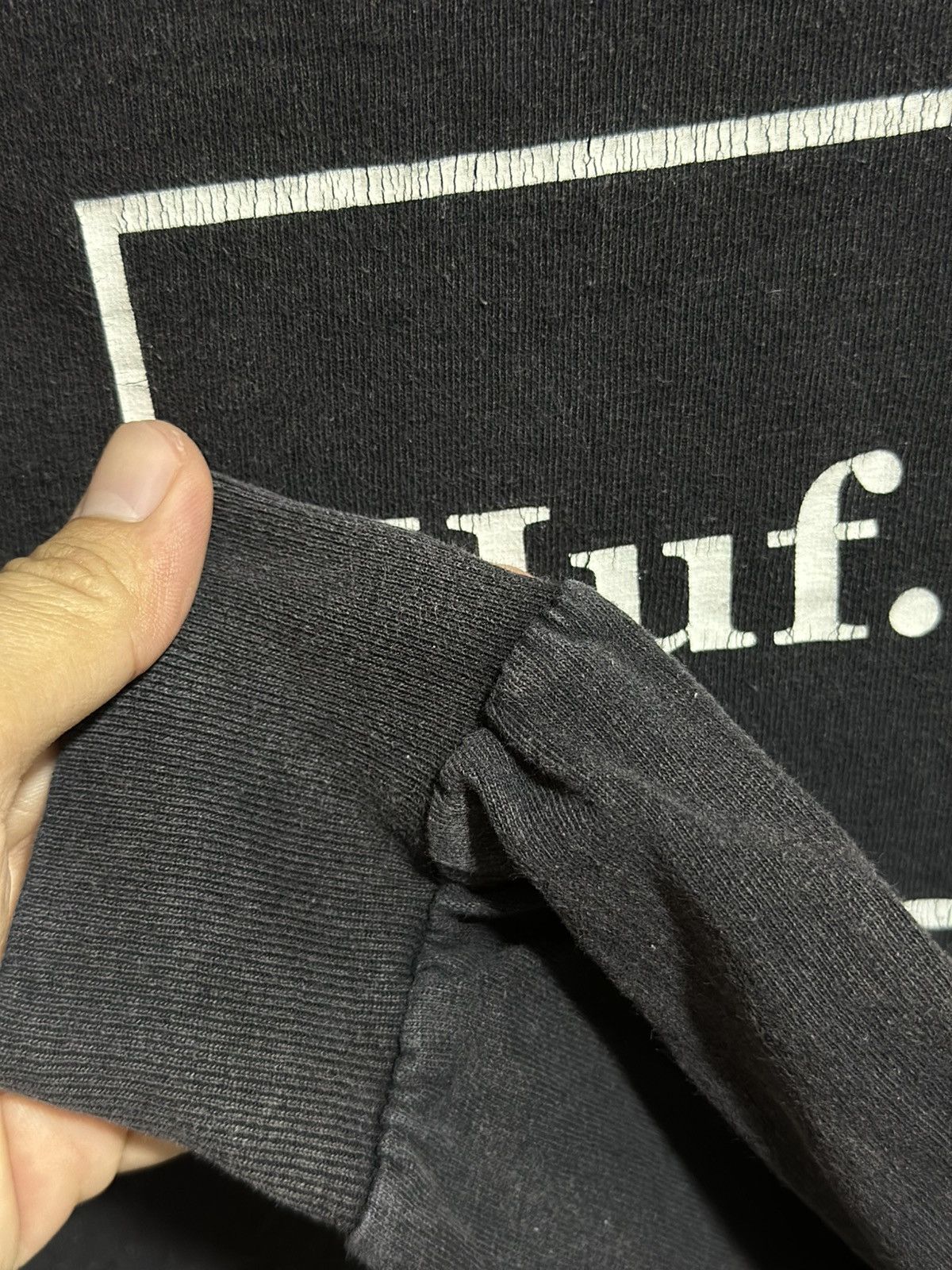 Huf × Vintage Vintage Huf Worldwide Long Sleeve Sun Faded Tee Size US M / EU 48-50 / 2 - 5 Thumbnail