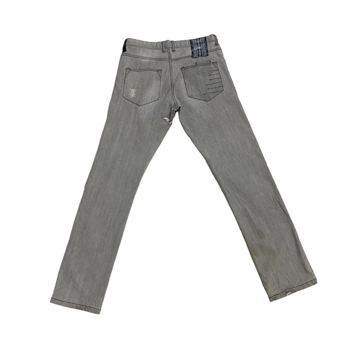 Japanese Brand Distressed Patchwork JPPEG stretcable denim Size US 33 - 1 Thumbnail