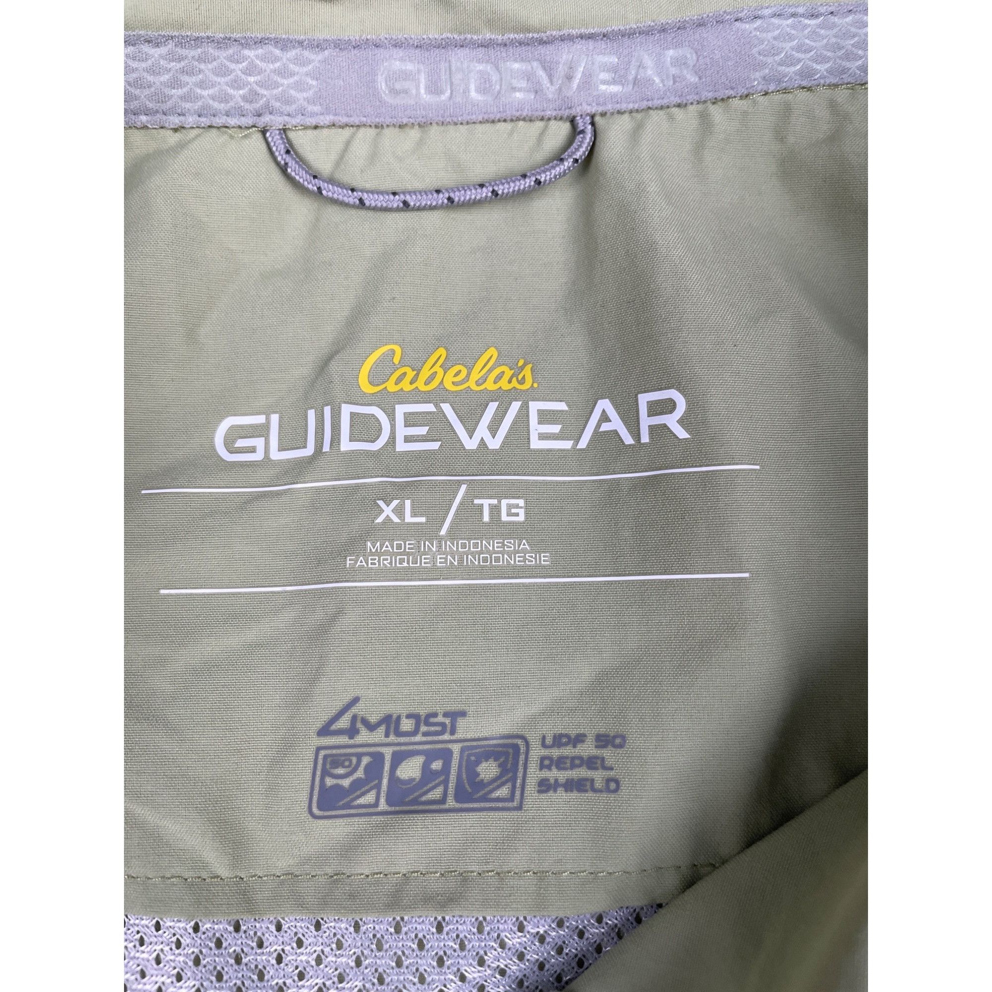 Other Cabela's Guidewear Men's Green Fishing Shirt Button Up long Size US XL / EU 56 / 4 - 5 Thumbnail