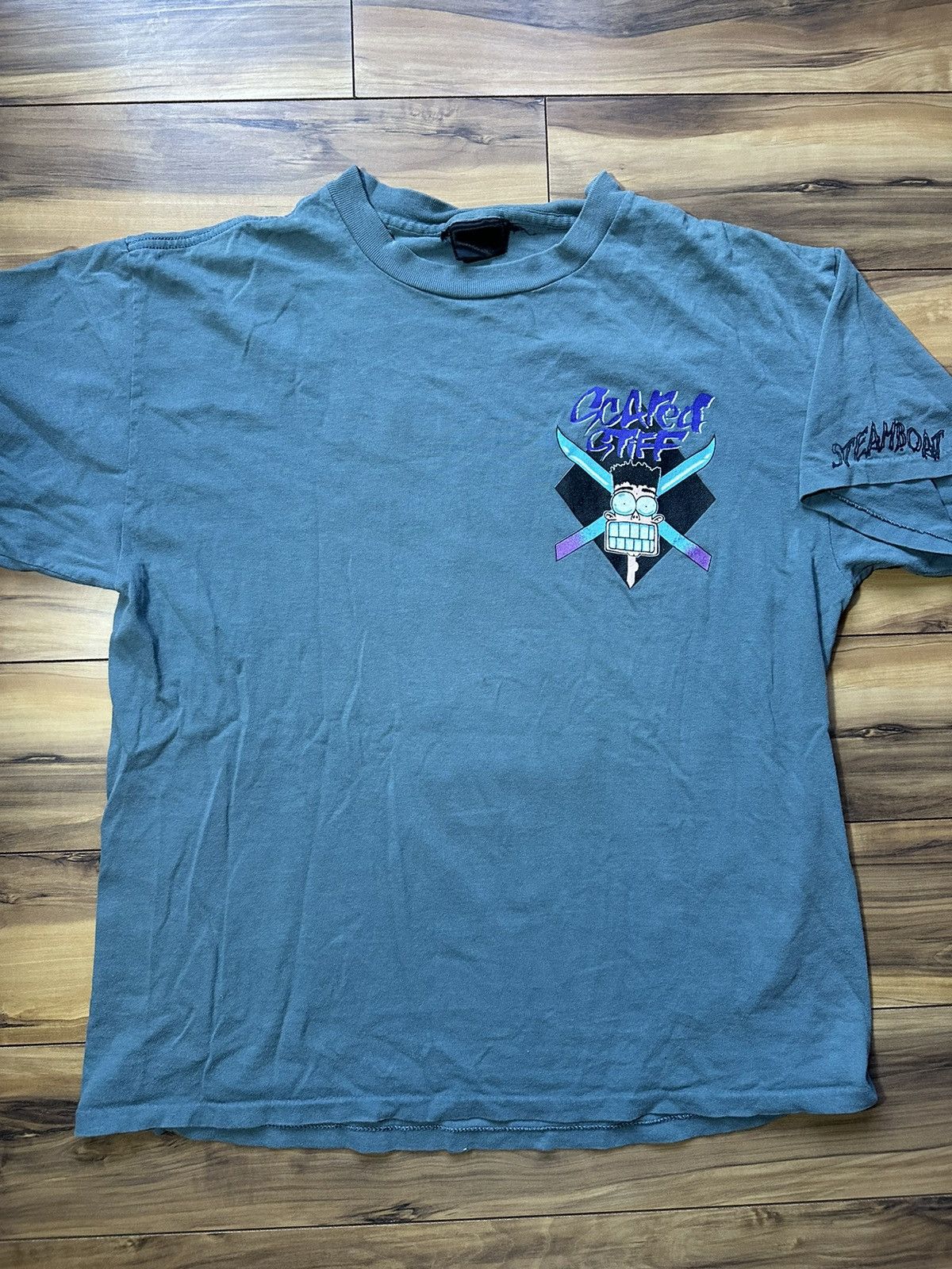 Vintage 1995 Vintage Scared Stiff Skier’s Exclusive Shirt! Size US L / EU 52-54 / 3 - 3 Thumbnail