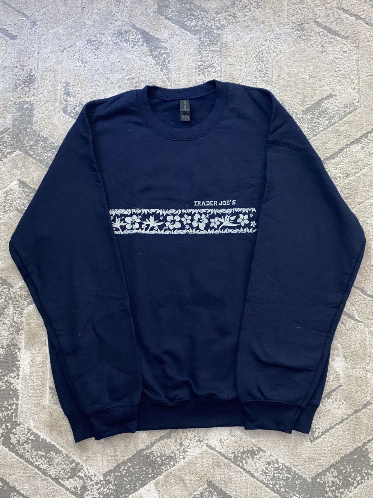 Cotton Traders Vtg Trader Joe's Crewneck Navy Size US L / EU 52-54 / 3 - 1 Thumbnail