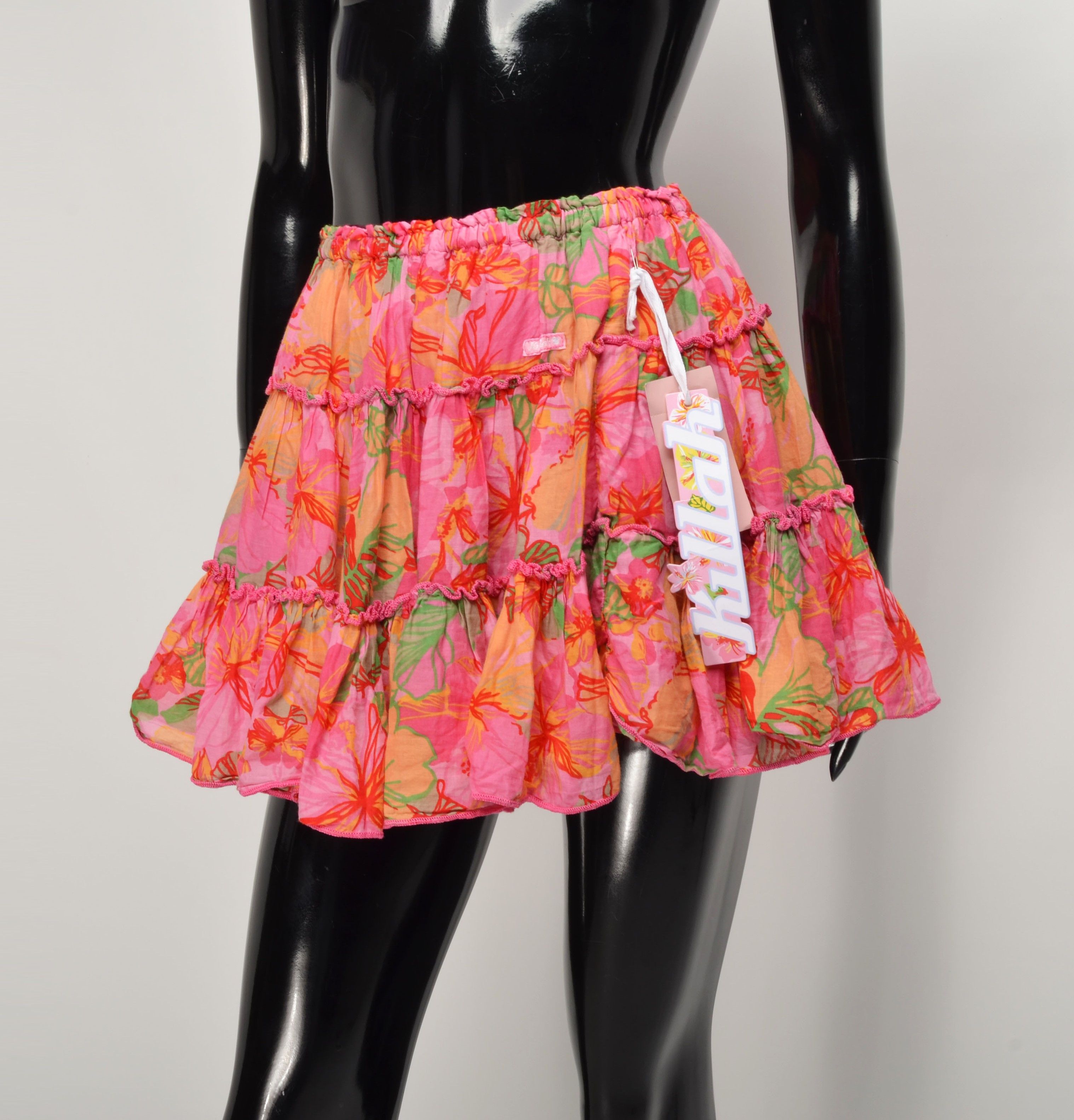 Miss Sixty Killah by Miss Sixty Floral Y2K Babydoll Cottage Skirt Size 22" - 2 Thumbnail