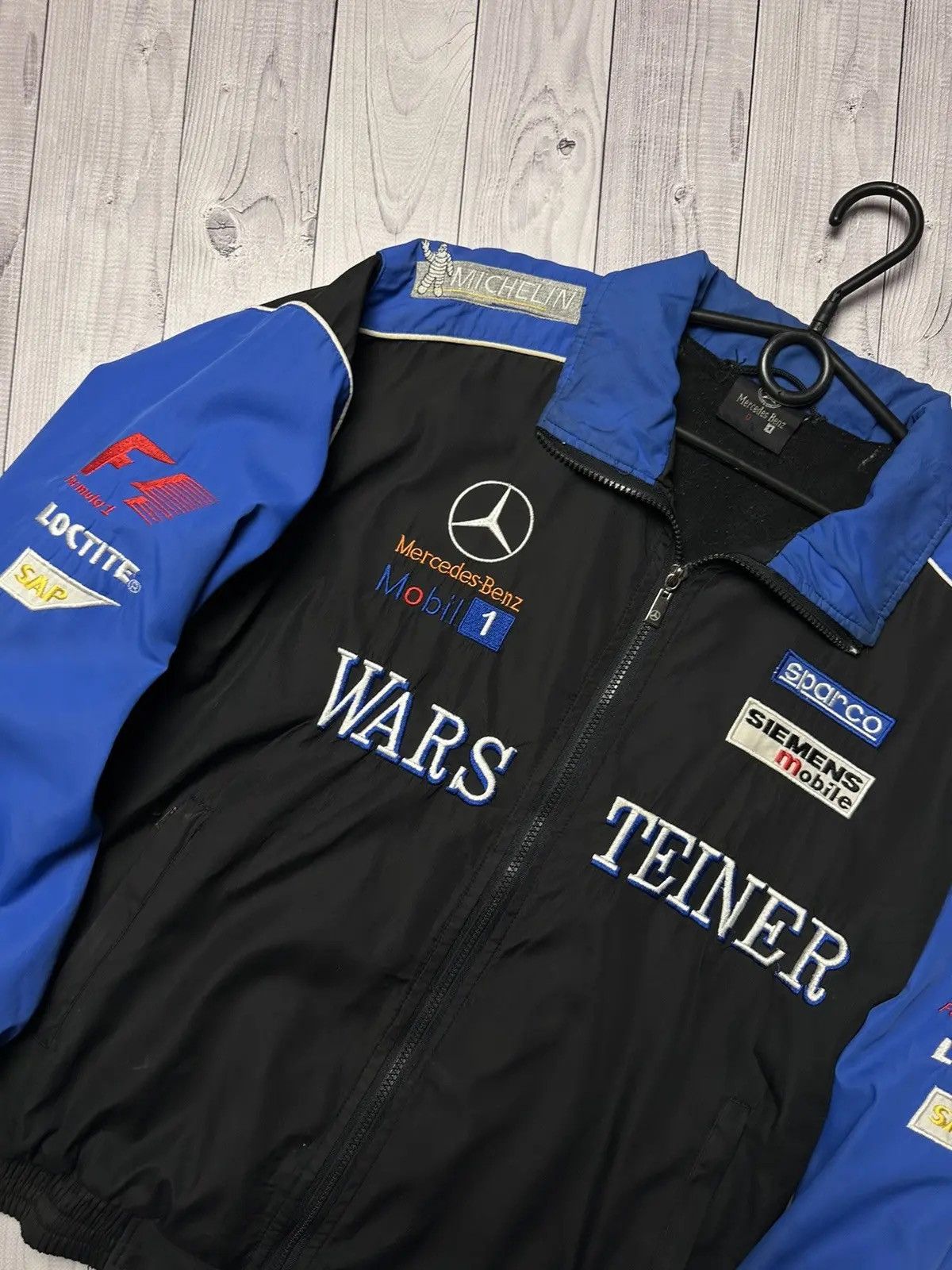 Mercedes-Benz Vintage Mercedes Benz racing jacket McLaren formula 1 size M Size US M / EU 48-50 / 2 - 2 Thumbnail