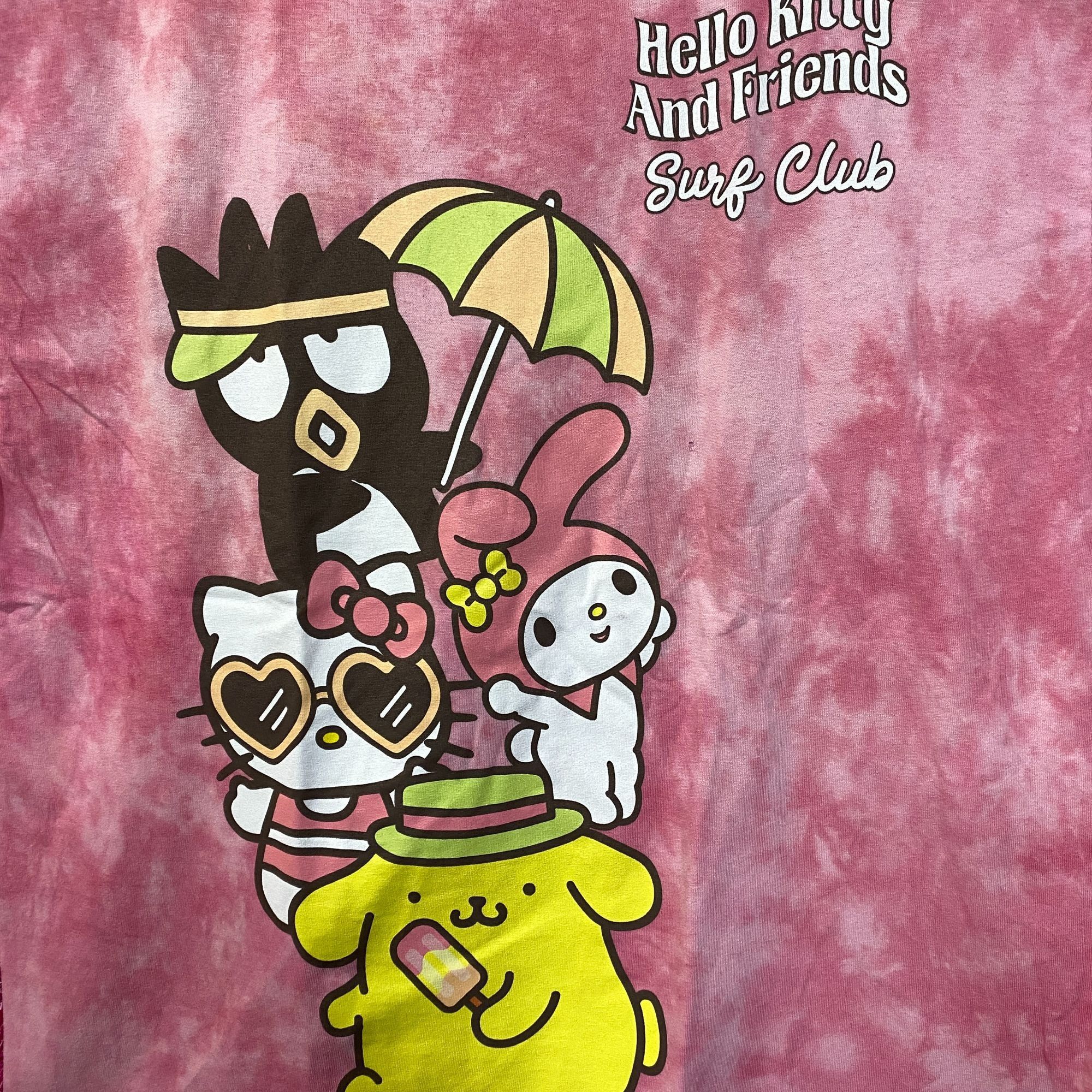 Other Sanrio Hello Kitty And Friends Surf Club Pink Tie Dye T-Shir Size US XL / EU 56 / 4 - 2 Thumbnail