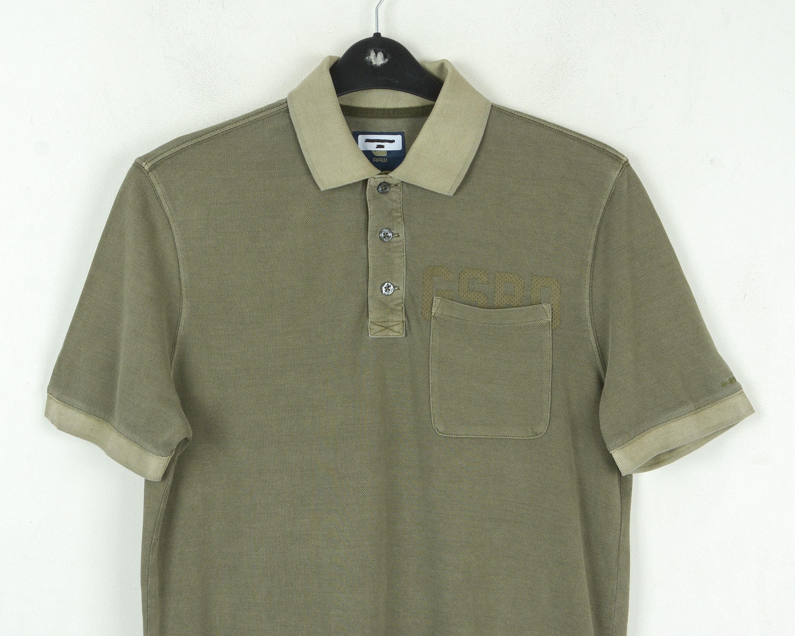 G-Star G STAR RAW Graphic 3pkt Polo Shirt Formal Short Sleeve Size US M / EU 48-50 / 2 - 2 Thumbnail