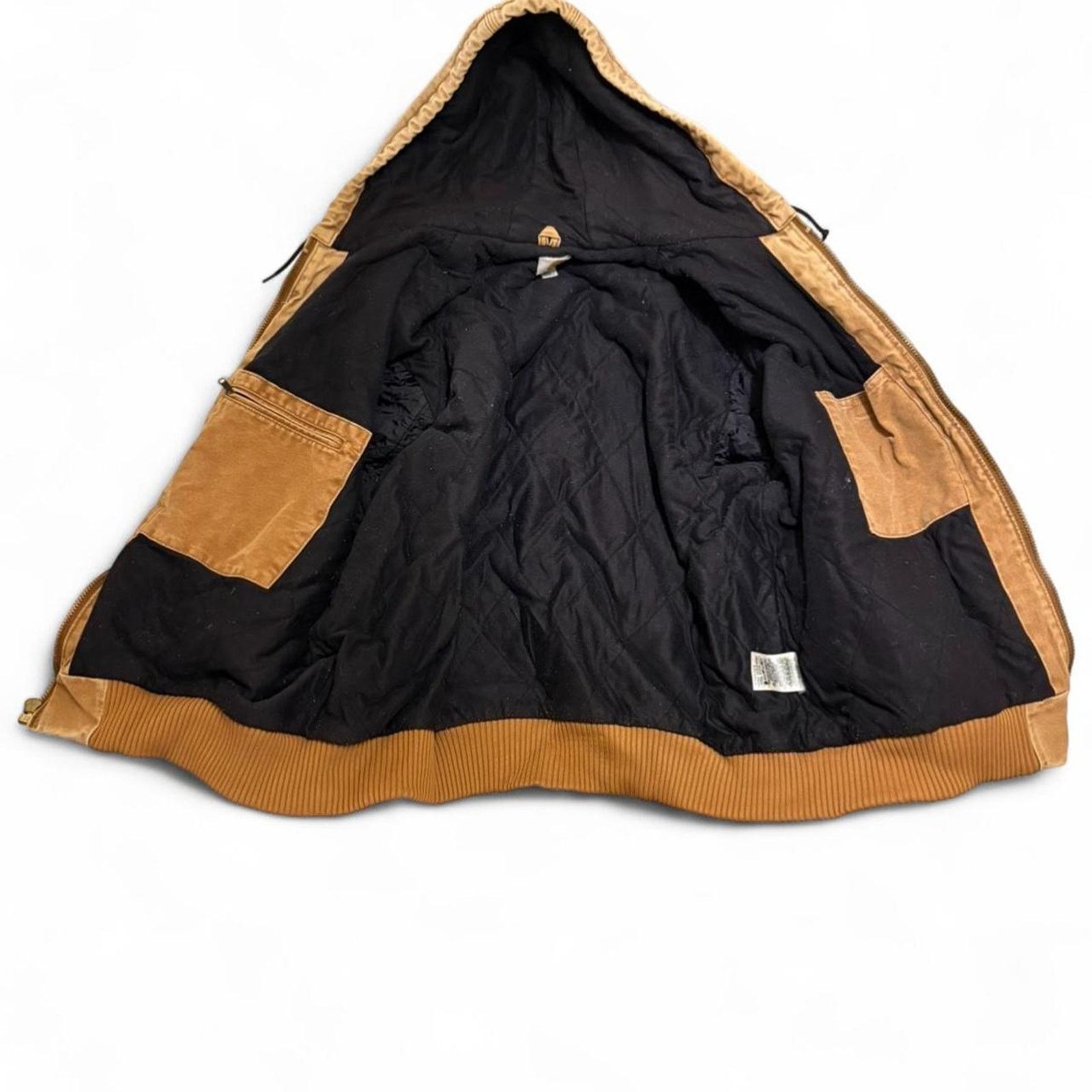 Carhartt Hand painted beigetanbrown vintage carhartt Size US XL / EU 56 / 4 - 6 Thumbnail