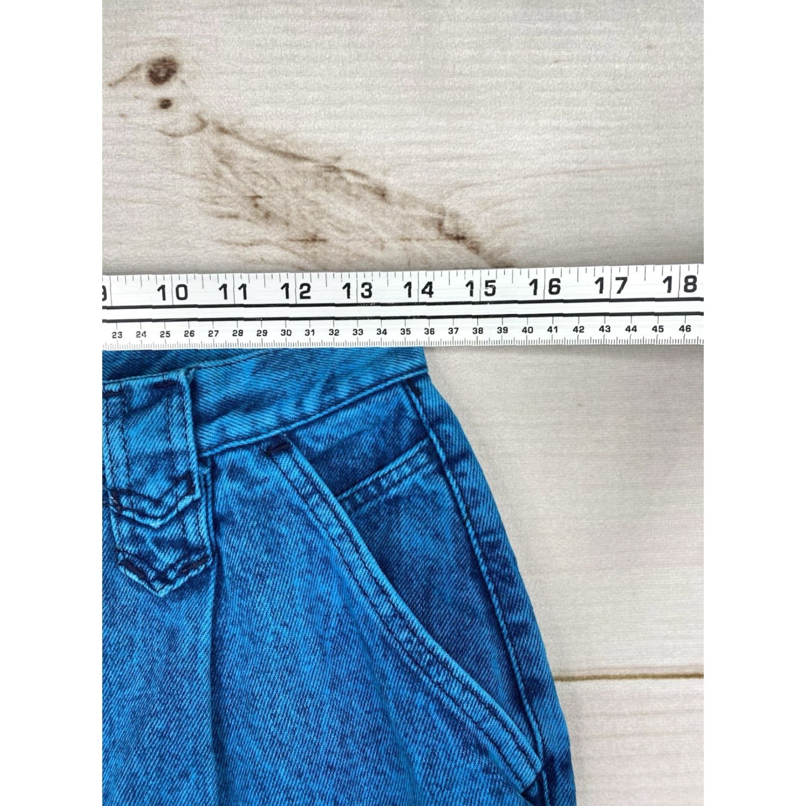 Roper VINTAGE Roper Jeans Women 11/12 Blue Bareback 80s 90s Western High Rise Pleated USA Shirt? Size 34" / US 12 / IT 48 - 3 Thumbnail