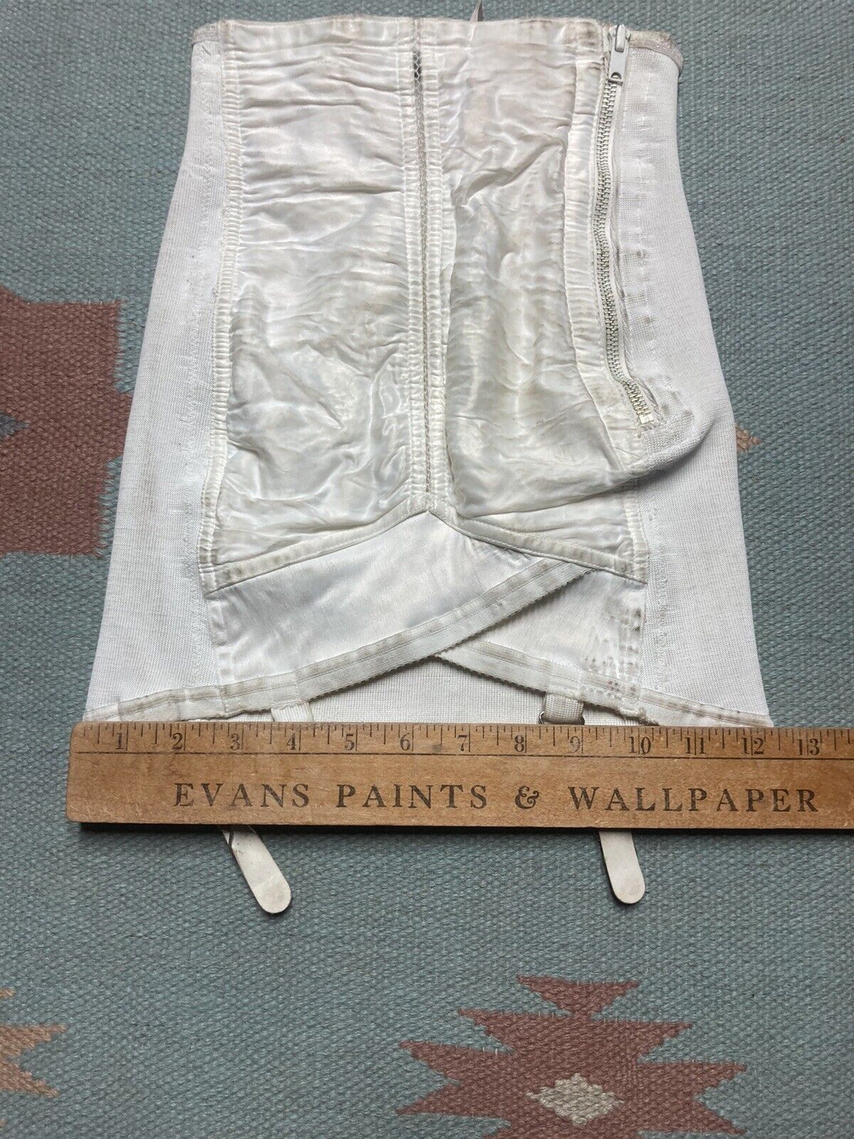 Vintage 50s Lewella Garter Belt Under Garment Lingerie Girdle glide Size ONE SIZE - 10 Thumbnail