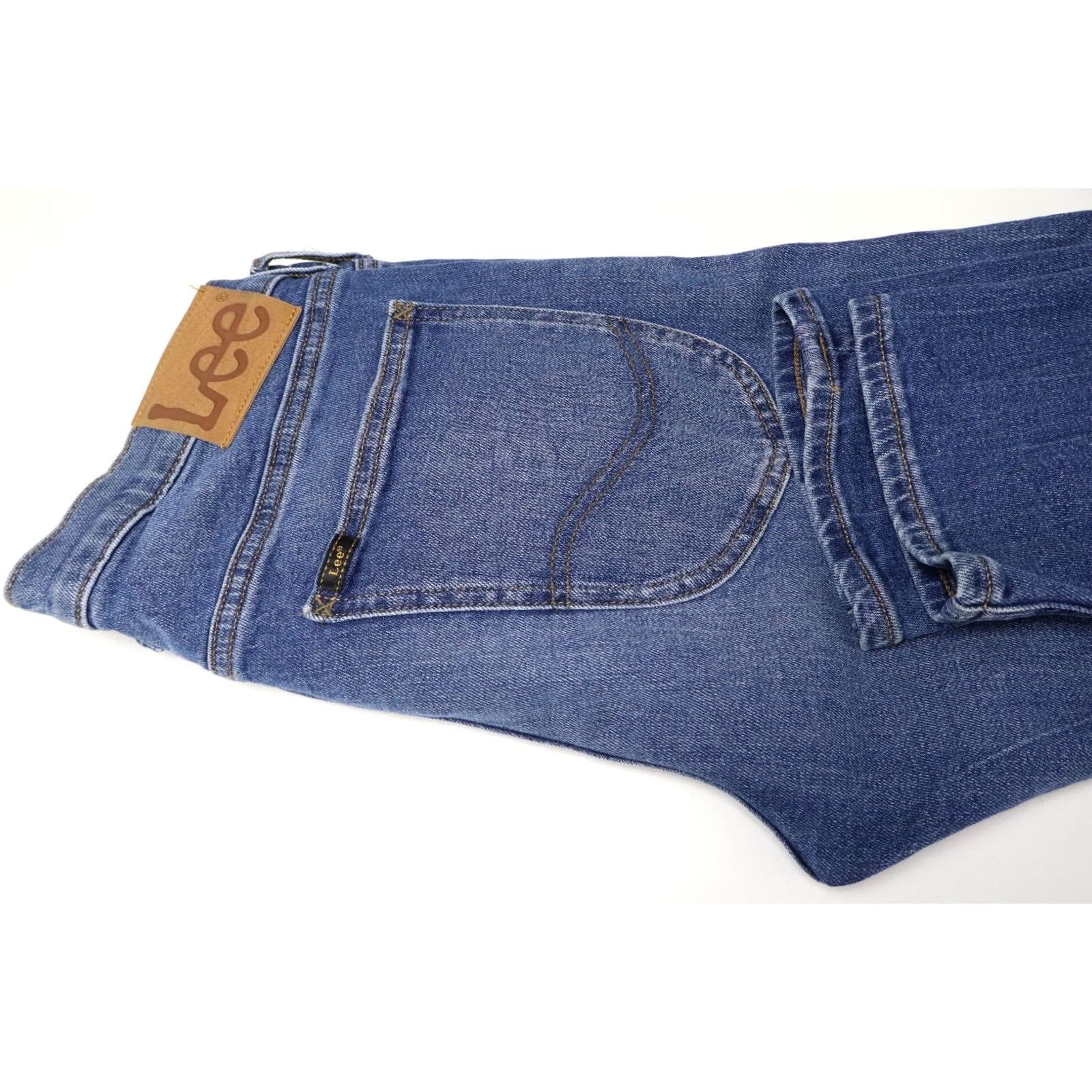 Lee LEE Luke Jeans Slim Mens W31/L32 Blue Denim Zip Fly Stretchy Size US 31 - 7 Thumbnail