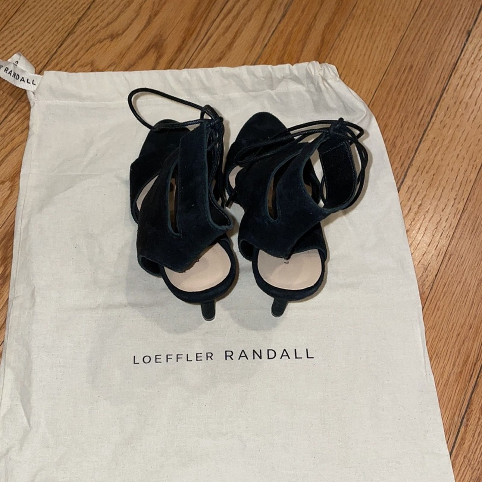 Loeffler Randall Loeffler Randall Scarlet black suede heels size 5B Size US 5 / IT 35 - 9 Thumbnail