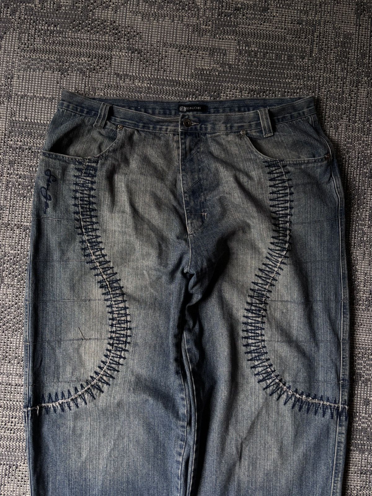 Sean John Vintage Sean John Baggy Denim Jeans / W42 / Y2K Archive Size US 42 / EU 58 - 8 Thumbnail