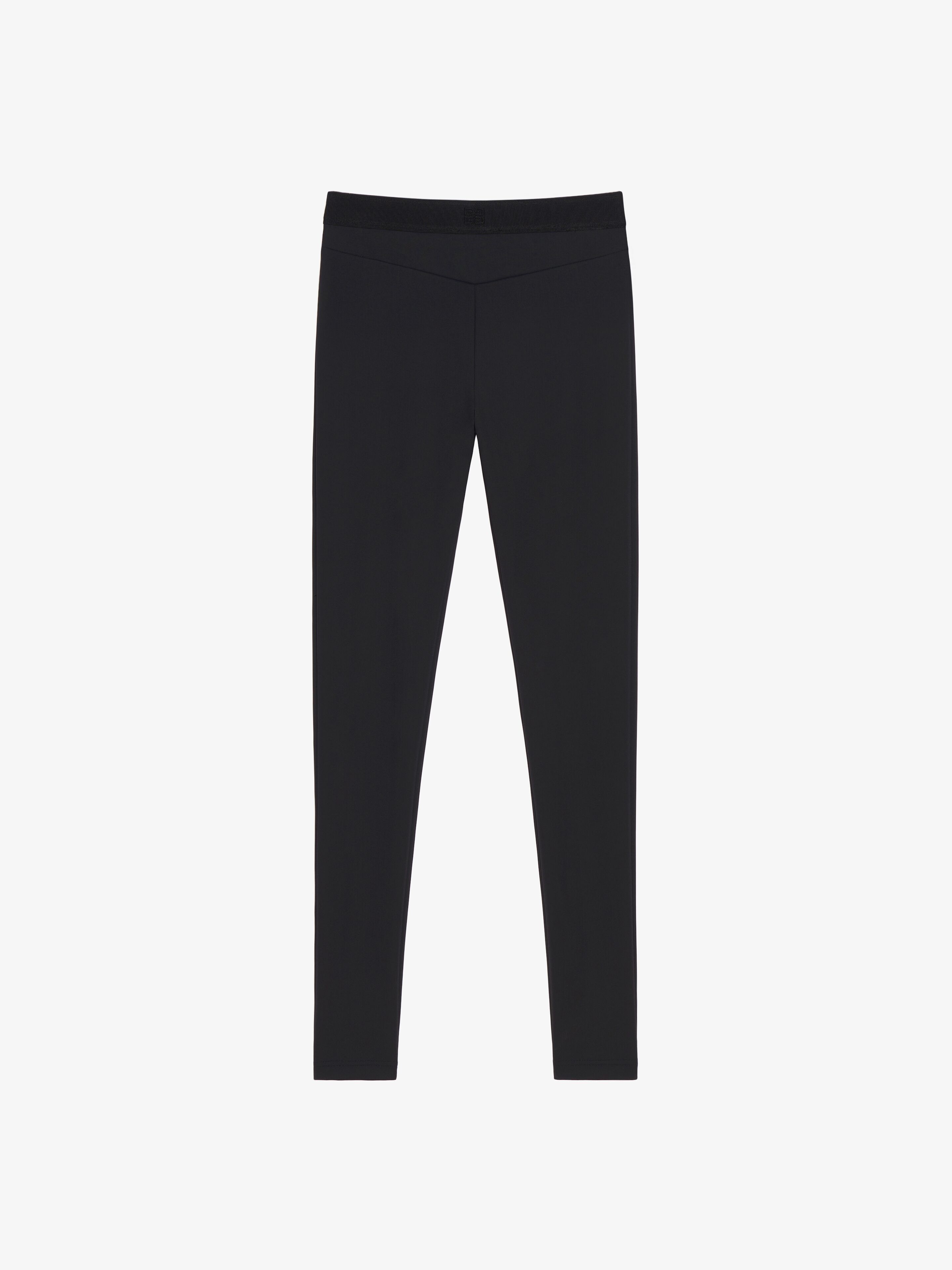 Givenchy o1w1db10825 Legging Jaquard Elastic On The Waist in Black Size 24" / US 00 / IT 34 - 2 Thumbnail