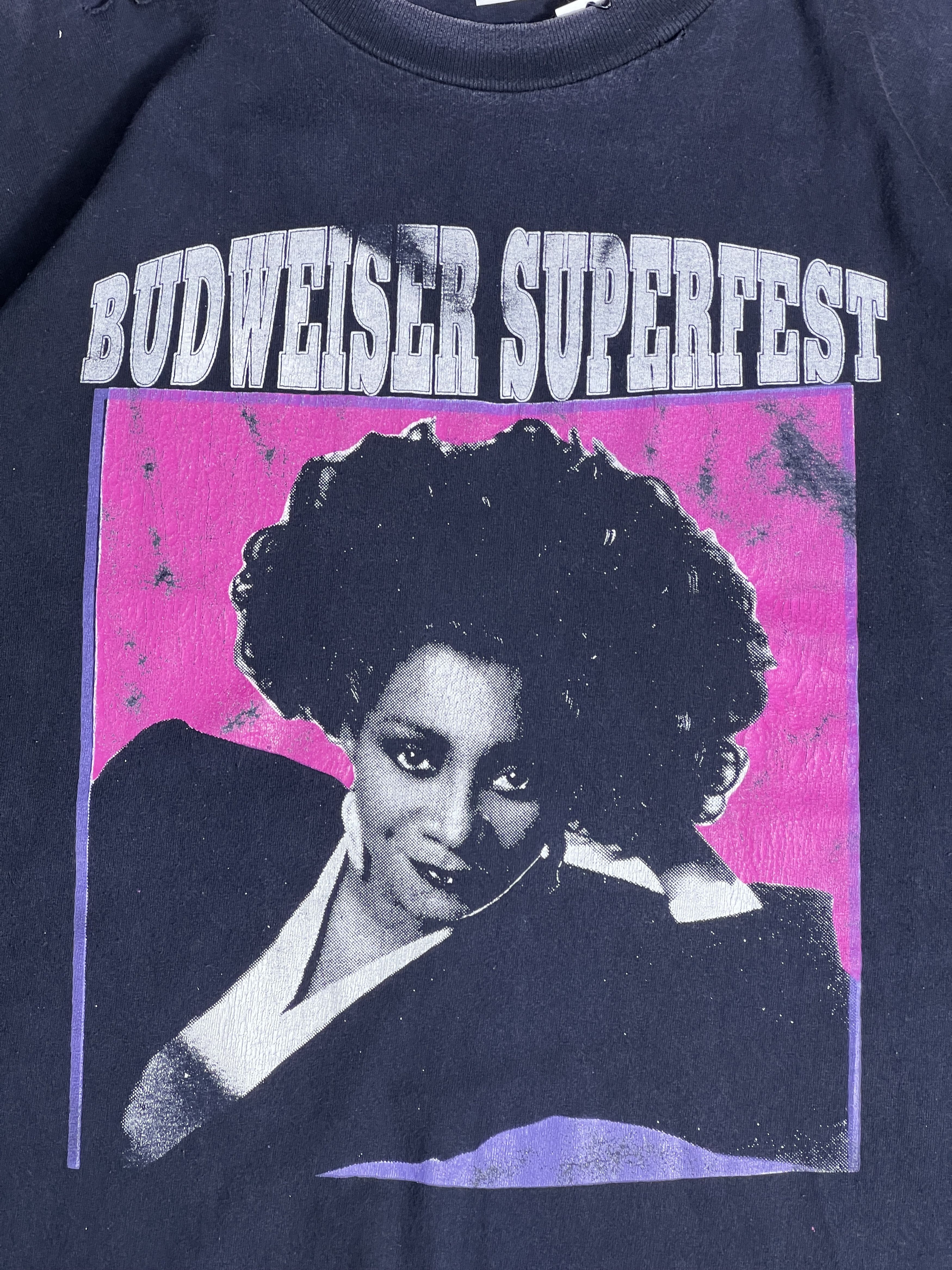 Band Tees Vintage 90s Budweiser Superfest Festival Tour (XXL) GTME327 Size US XXL / EU 58 / 5 - 2 Thumbnail