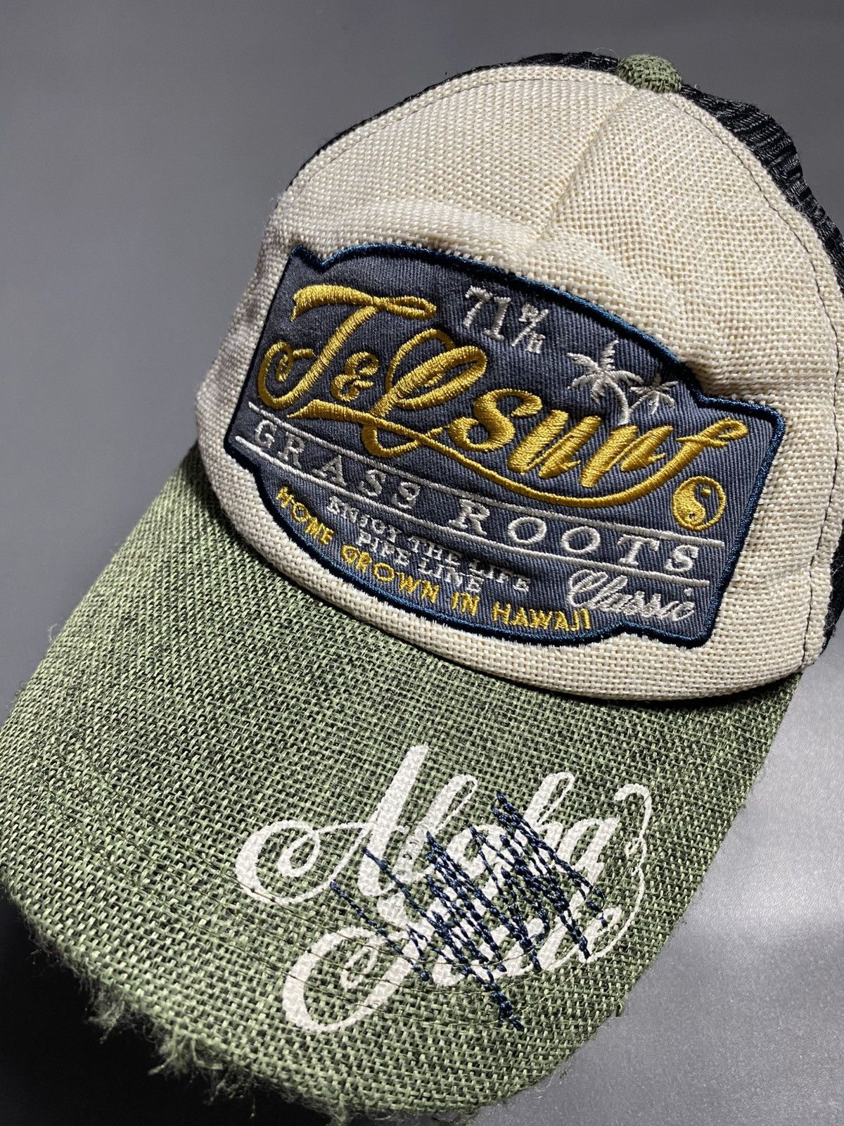 Japanese Brand Vintage T&C Surf Disstresed Style Trucker Hat Size ONE SIZE - 3 Thumbnail