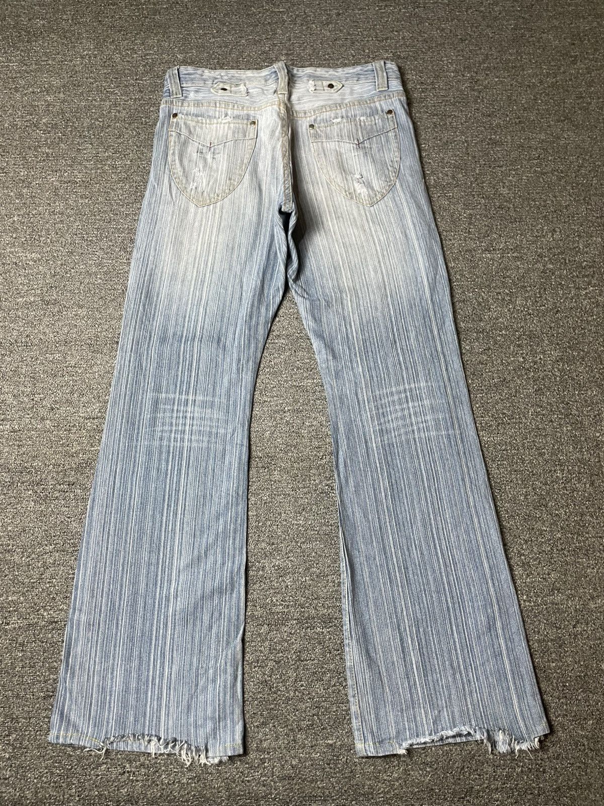 Japanese Brand × Vintage Japanese Brand Distressed Denim Wide Leg Jeans (112) Size US 31 - 9 Thumbnail