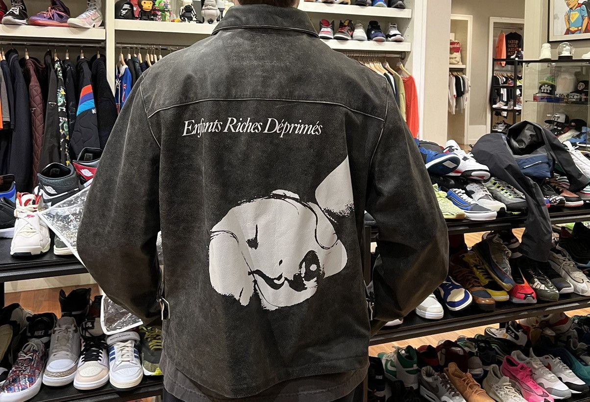 Enfants Riches Deprimes Enfants Riches Deprimes Sleep Sound Leather Cowhide Jacket Size US XXL / EU 58 / 5 - 11 Thumbnail