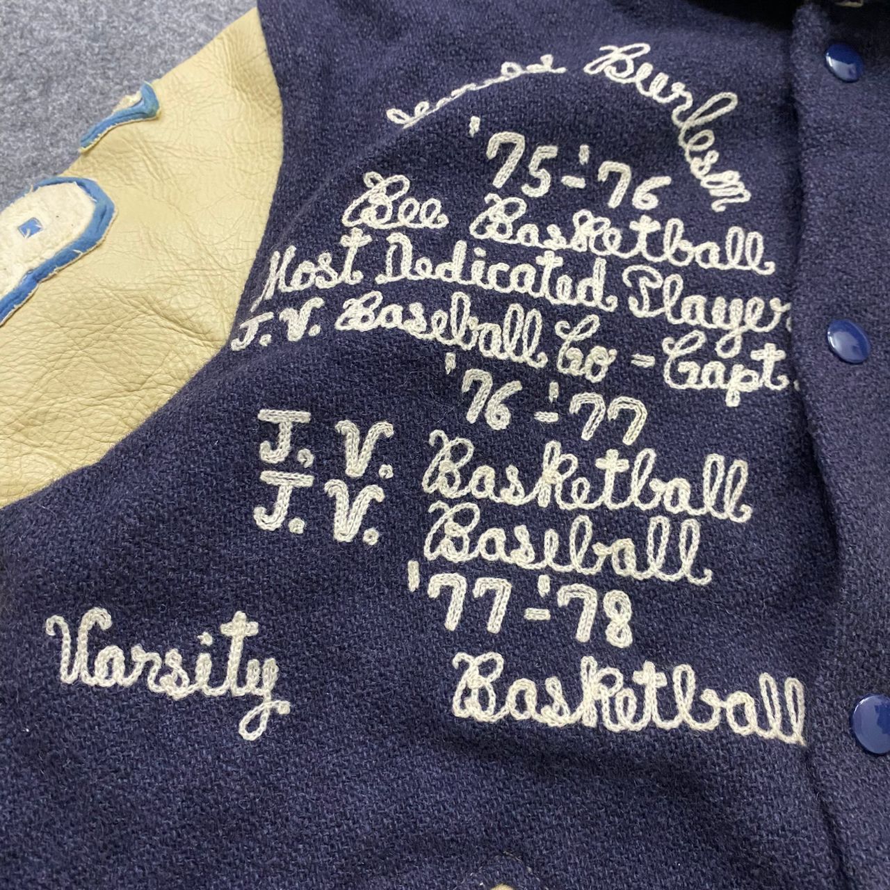Vintage Vintage 70s Warehouse Basketball Varsity Jacket Size US M / EU 48-50 / 2 - 5 Thumbnail