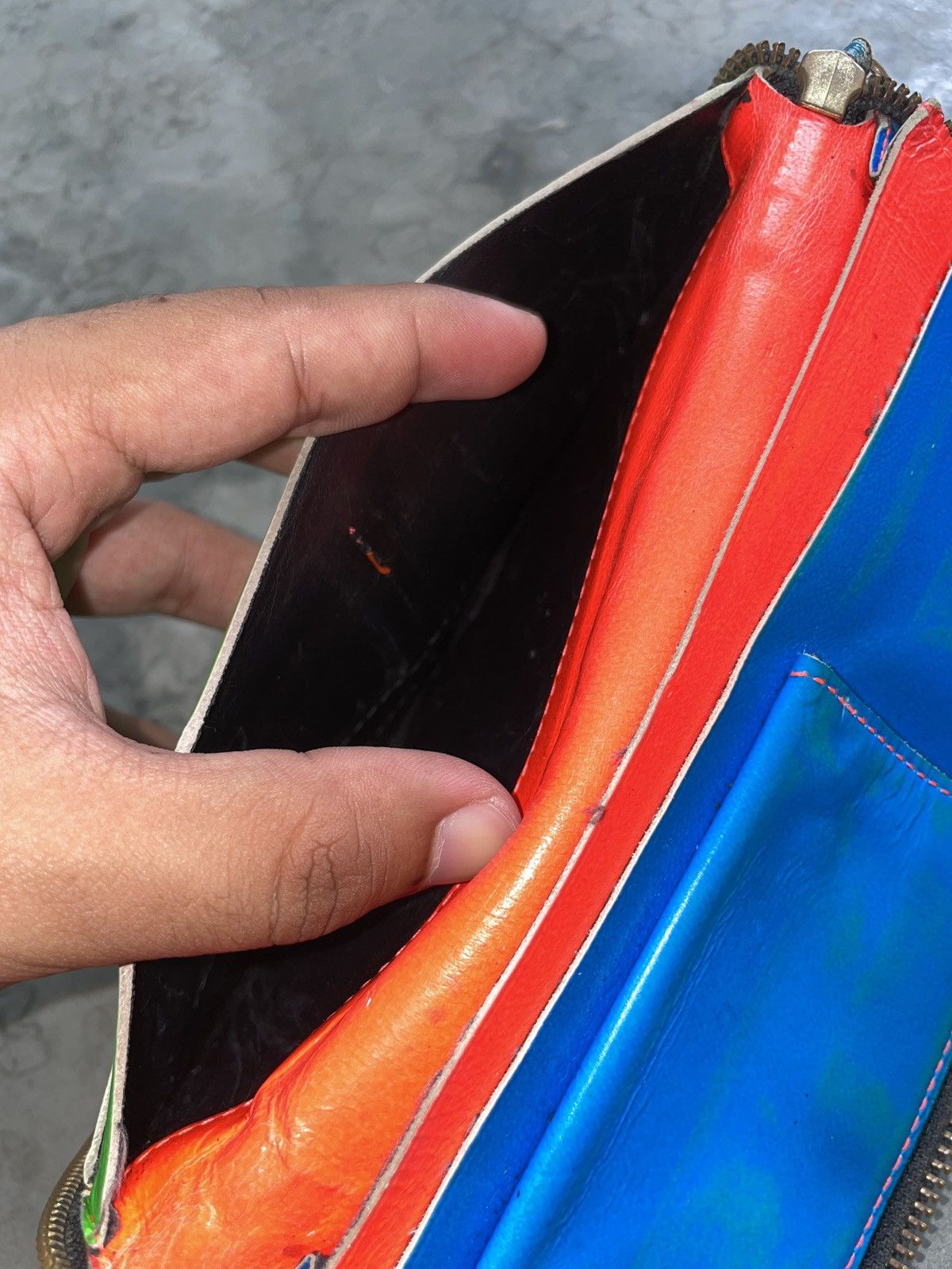 Comme des Garcons × Designer × Rei Kawakubo Multicolour Long Wallet COMME des GARCONS Made in Spain Size ONE SIZE - 8 Thumbnail
