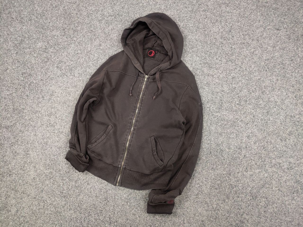 Engineered Garments Vintage 90's levis Engineered Brown faded Logo zip hoodie Size US S / EU 44-46 / 1 - 3 Thumbnail