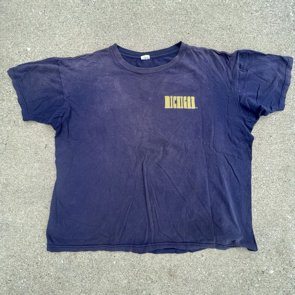 American Trench Vintage 90s Michigan Wolverines T-shirt Size US XXL / EU 58 / 5 - 3 Thumbnail