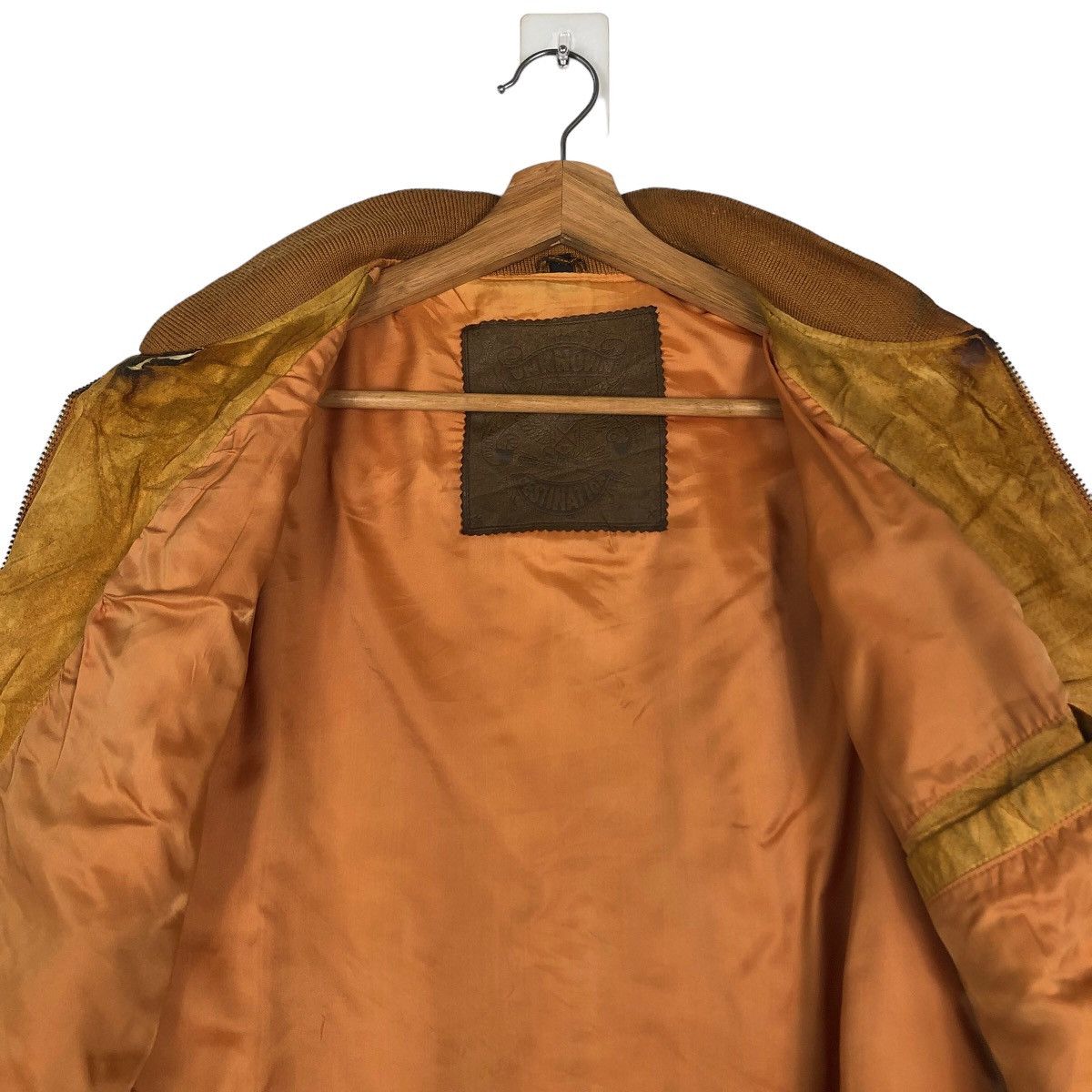 Japanese Brand 🔥Vintage Leather Jacket Biker Destination Japan Made Size US L / EU 52-54 / 3 - 14 Thumbnail