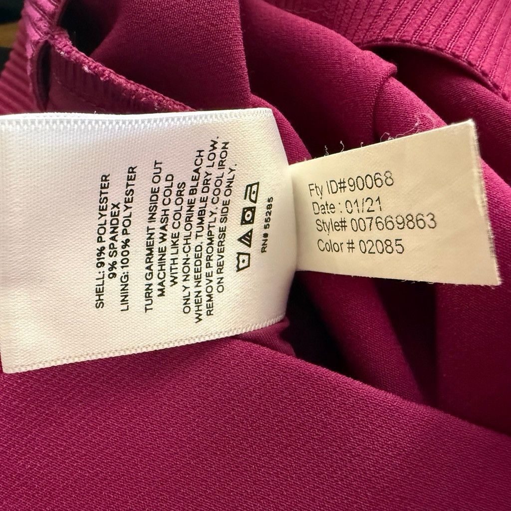 Express Express Y2K style mini skirt dark hot pink 2 front pockets S Size 27" / US 4 / IT 40 - 7 Thumbnail