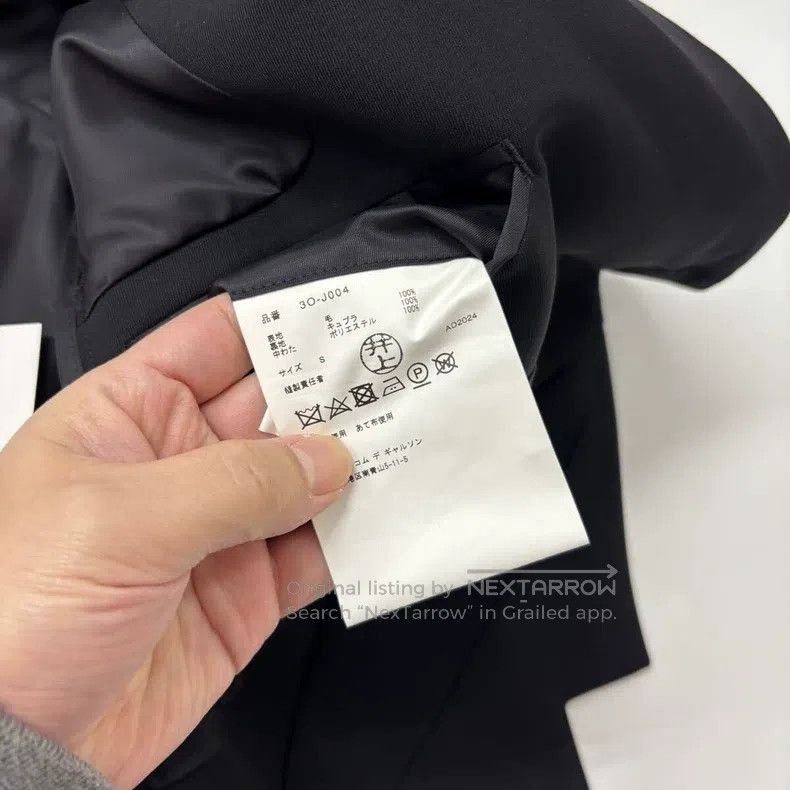 Comme des Garcons Comme Des Garcons Black hollow-out shoulder jacket coat Size S / US 4 / IT 40 - 4 Thumbnail