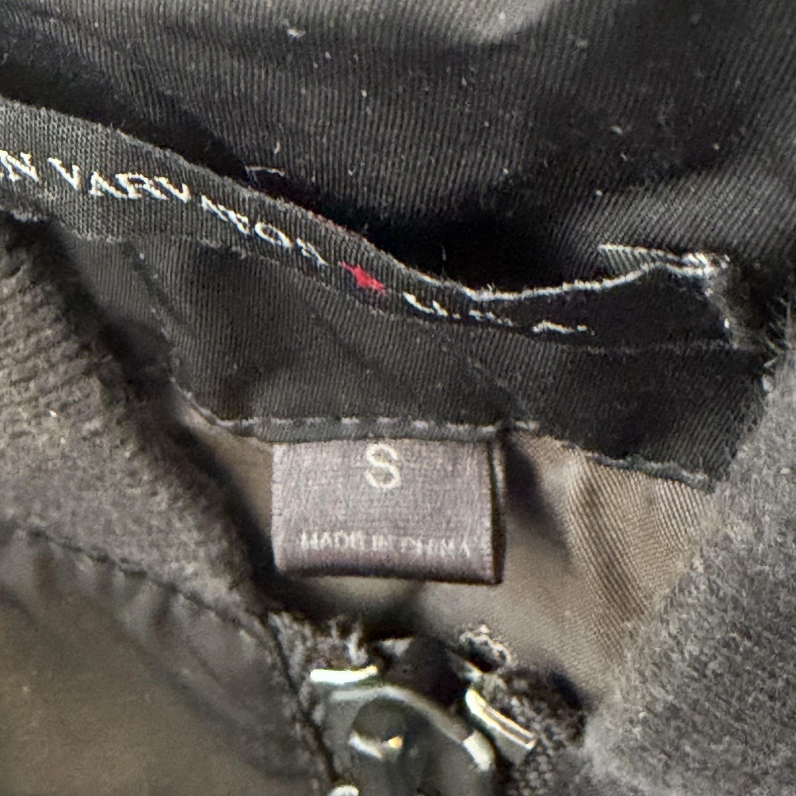 John Varvatos John Varvatos U.S.A. Jacket Mens Small Black Bomber Full Zip Size US S / EU 44-46 / 1 - 8 Thumbnail