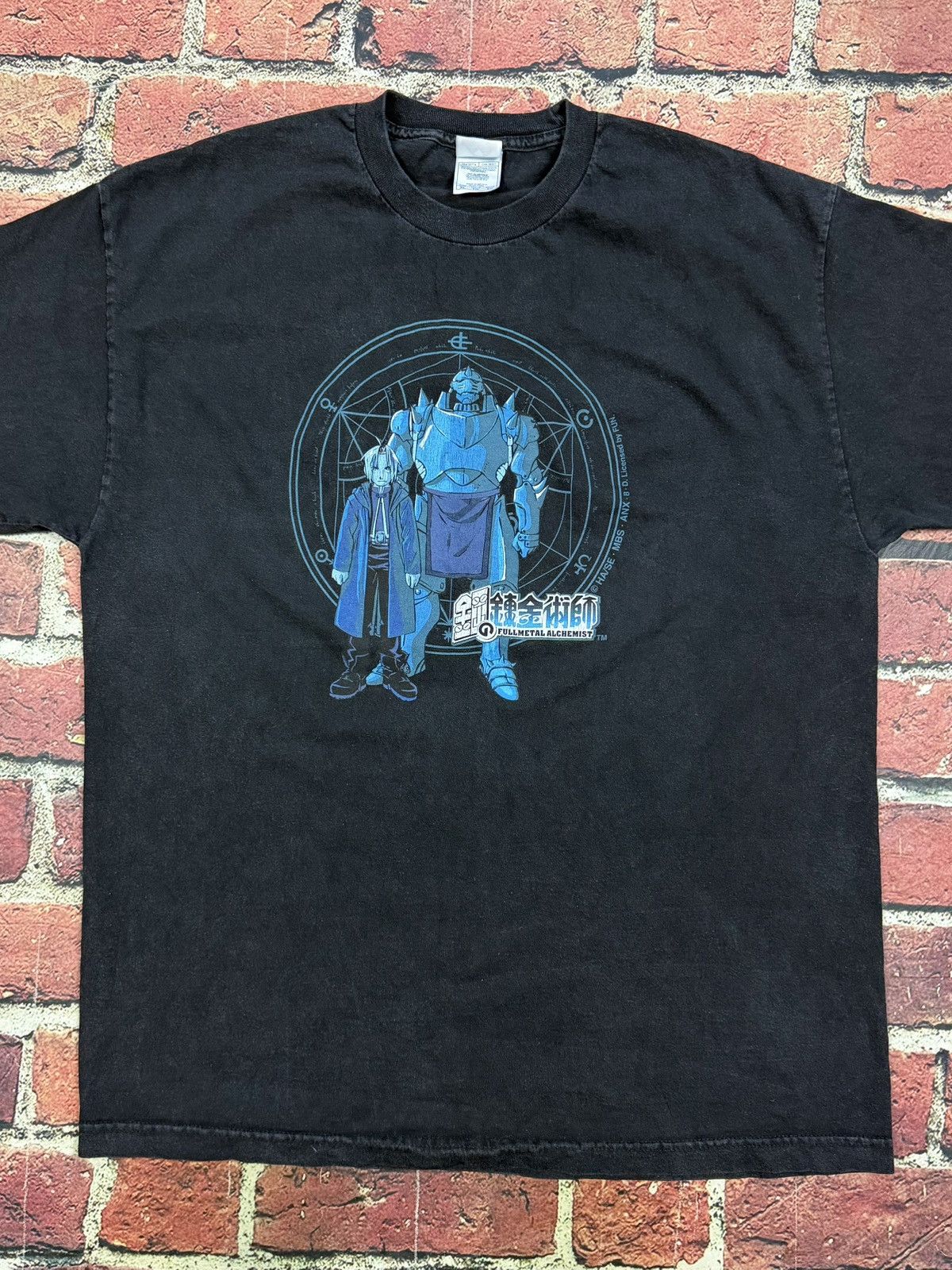 AAA Vintage Fullmetal Alchemist Anime Tee Alphonse Edward Elric Size US XL / EU 56 / 4 - 2 Thumbnail