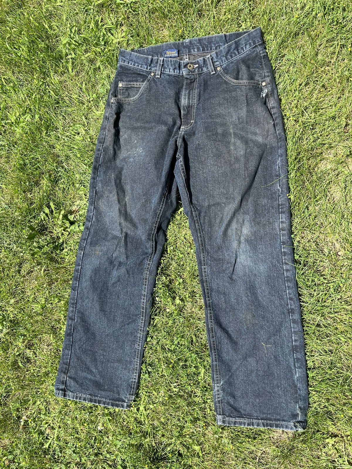 Lee Lee Dungarees Straight Fit Jeans Size US 32 / EU 48 - 1 Thumbnail