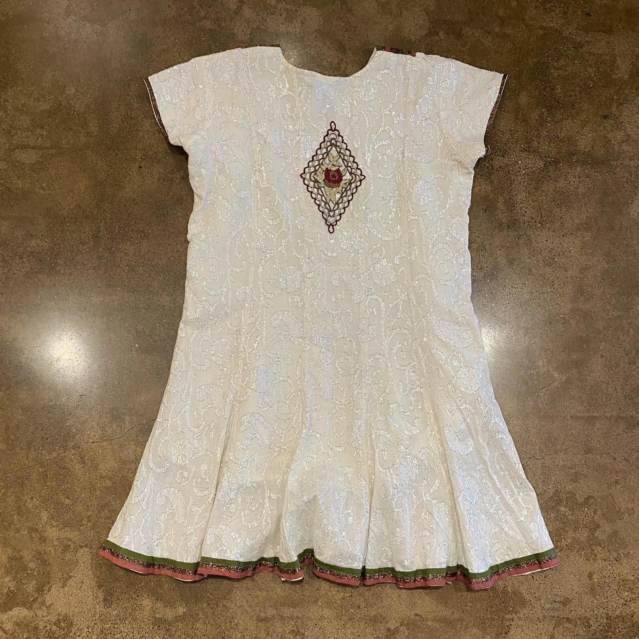 Off-White White Ethnic Brocade Embellished Mini Skirt Size S / US 4 / IT 40 - 5 Thumbnail