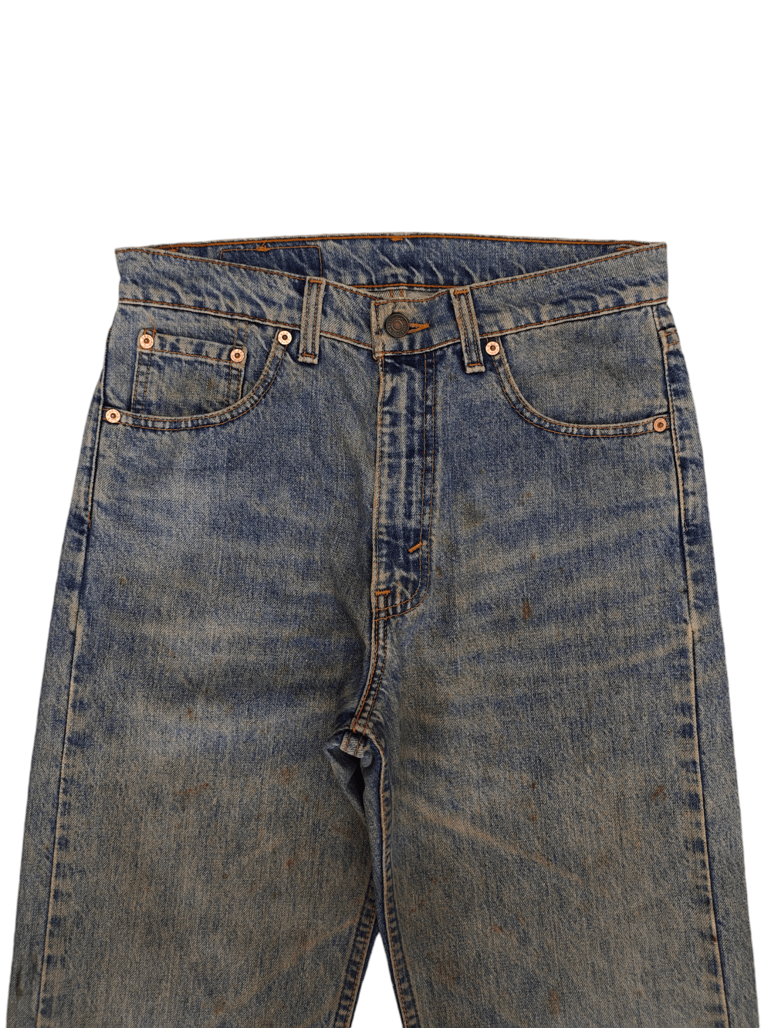 Levi's Vintage Levis 501 Clawmark Distress Faded Rusty Denim Jeans Size US 30 / EU 46 - 2 Thumbnail