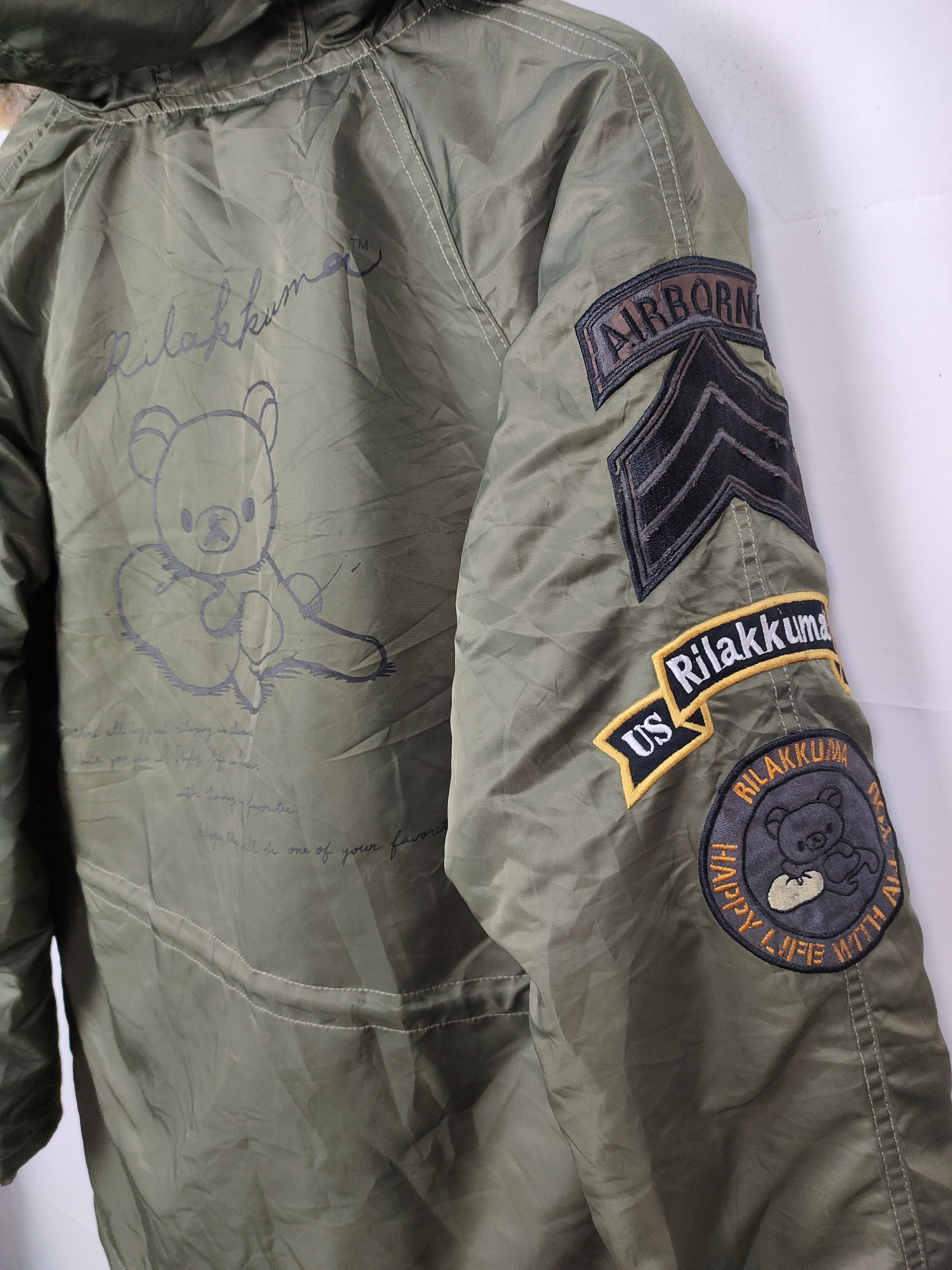 Japanese Brand Rilakkuma N-3B Parka Jacket Size US M / EU 48-50 / 2 - 8 Thumbnail
