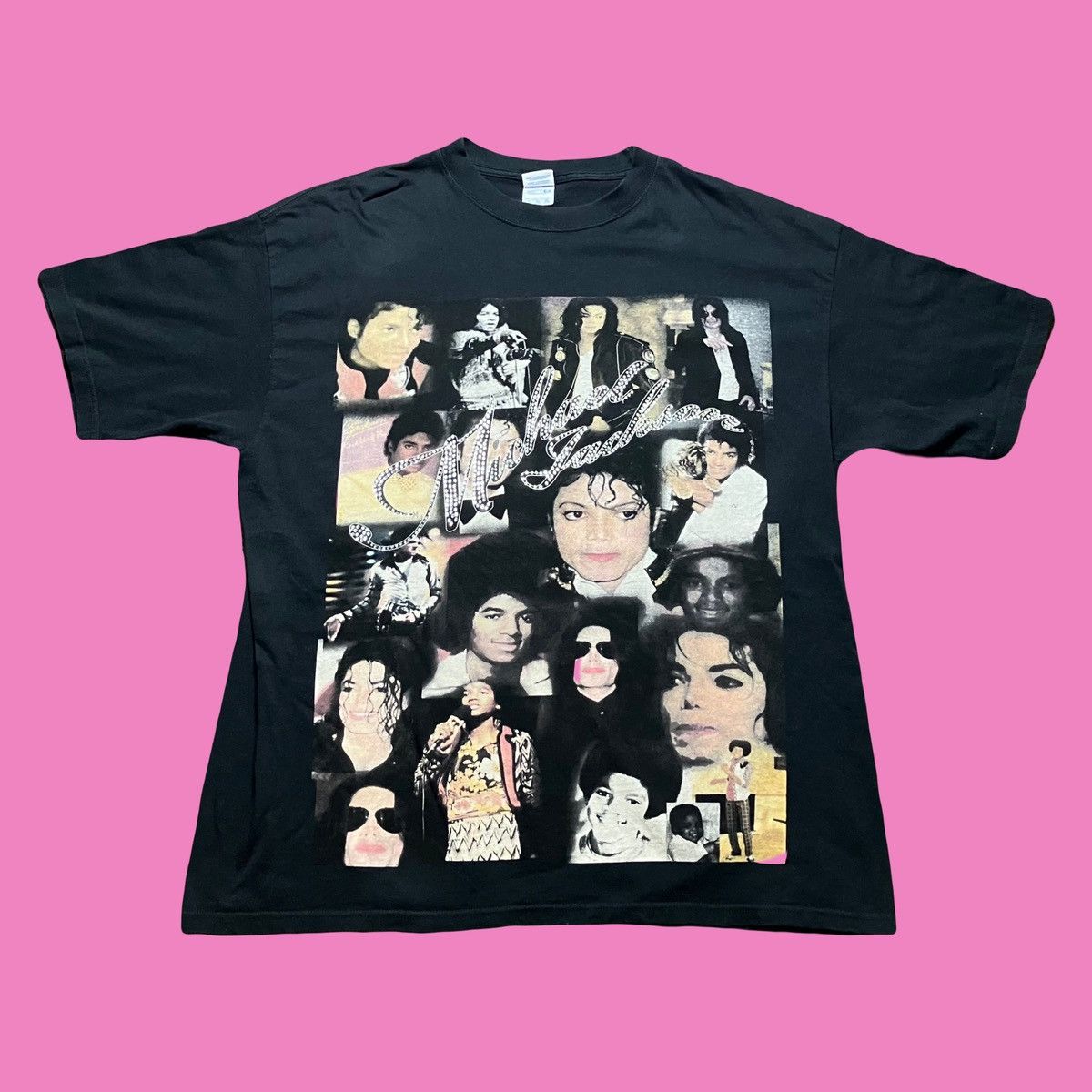 Michael Jackson Michael Jackson Forever Glitter Rhinestone Tribute T ...