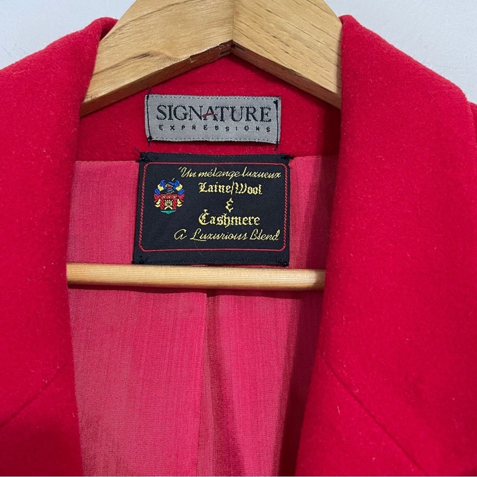 Other Signature Expressions Wool Cashmere Blend Blazer Jacket Size L / US 10 / IT 46 - 9 Thumbnail