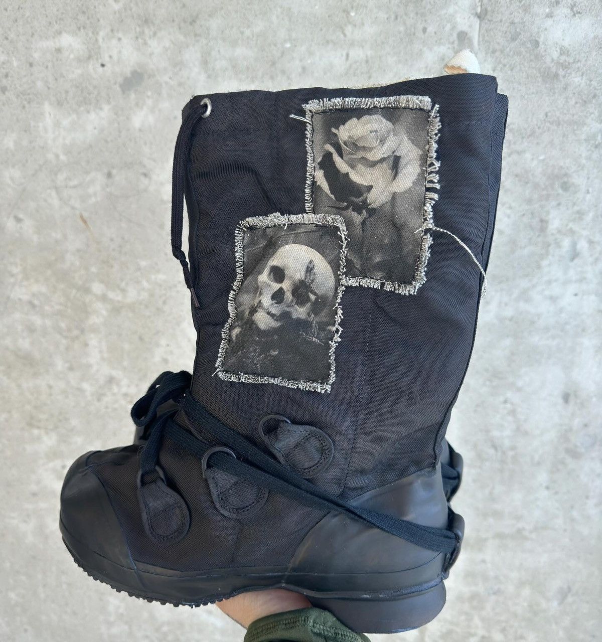 Vintage 1980's Midnight Rebirth Muk Combat Boots Size US 11.5 / EU 44-45 - 5 Thumbnail